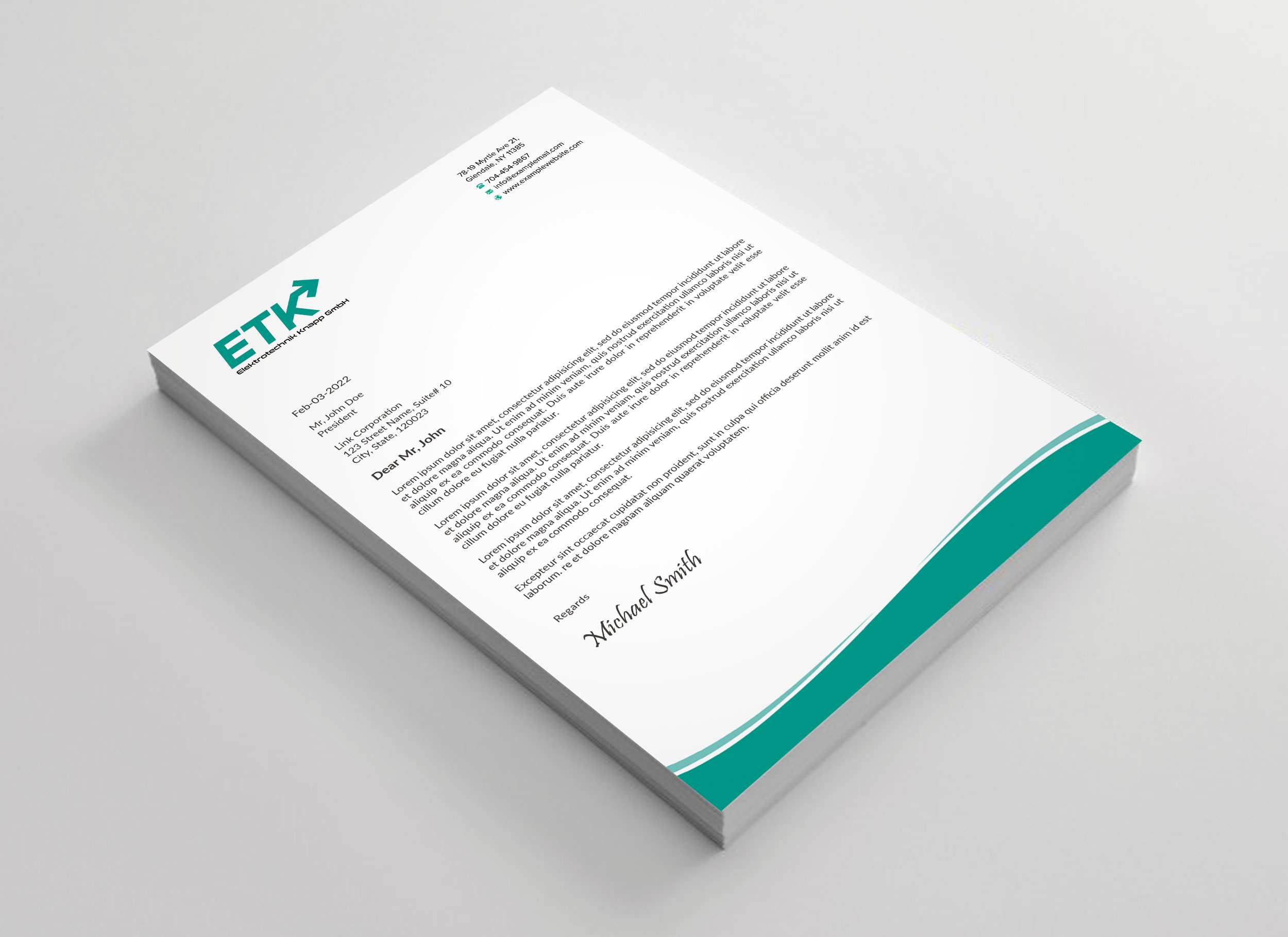 Letterhead Design by sadikul islam for this project | Design #30400996