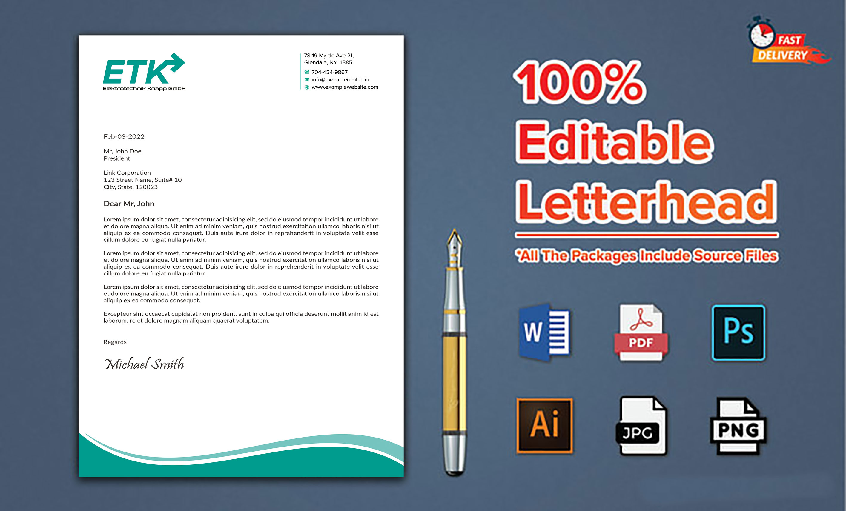 Letterhead Design by sadikul islam for this project | Design #30400999