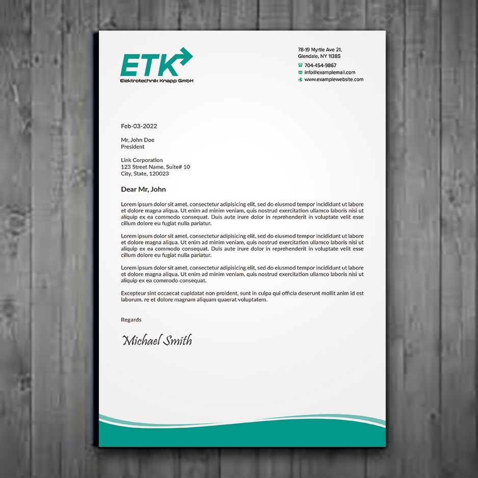 Letterhead Design by sadikul islam for this project | Design #30401004