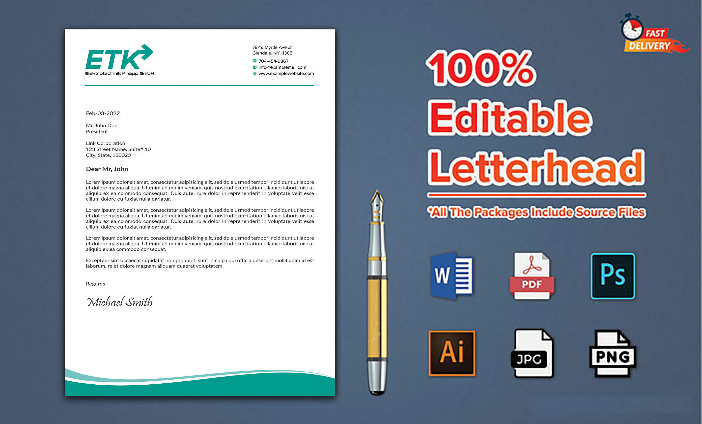 Letterhead Design by sadikul islam for this project | Design #30401008