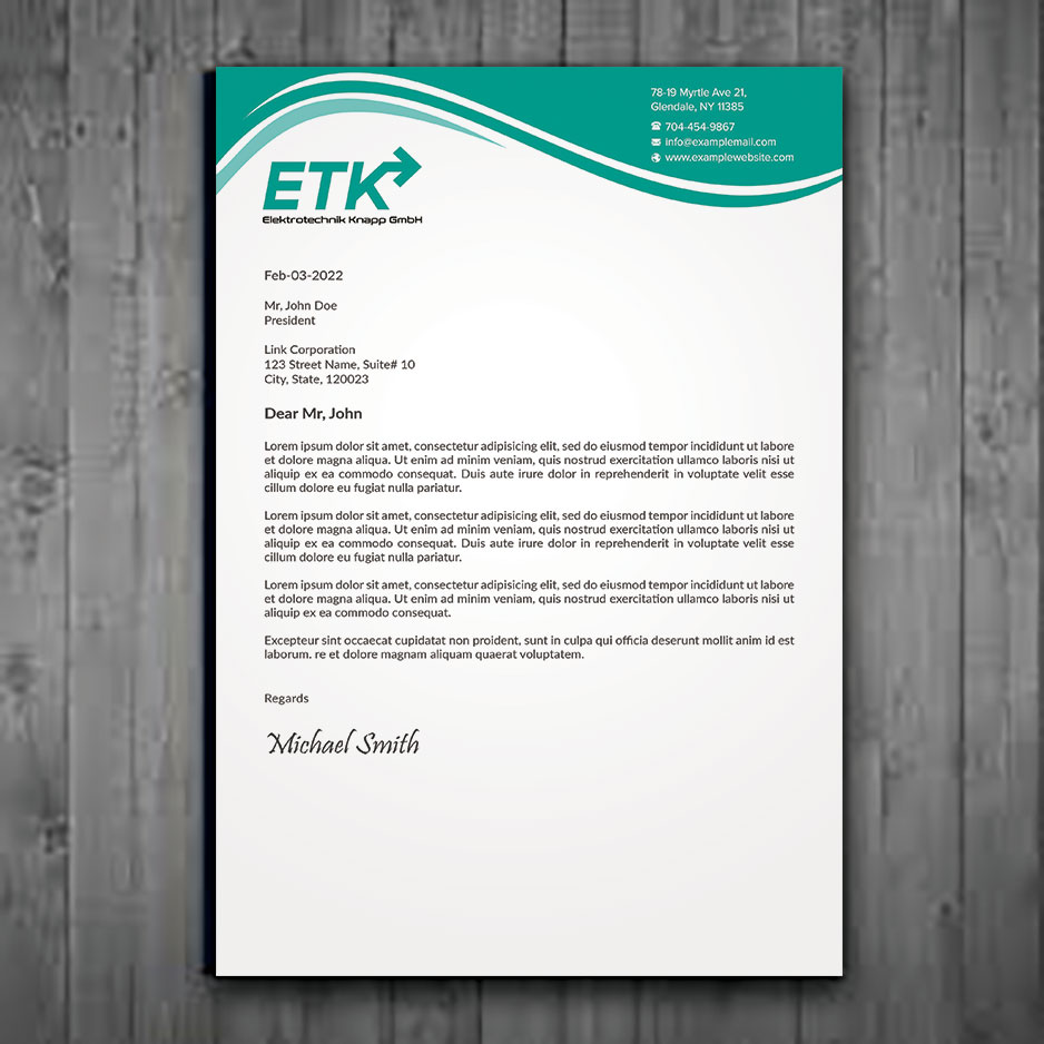 Letterhead Design by sadikul islam for this project | Design #30401010