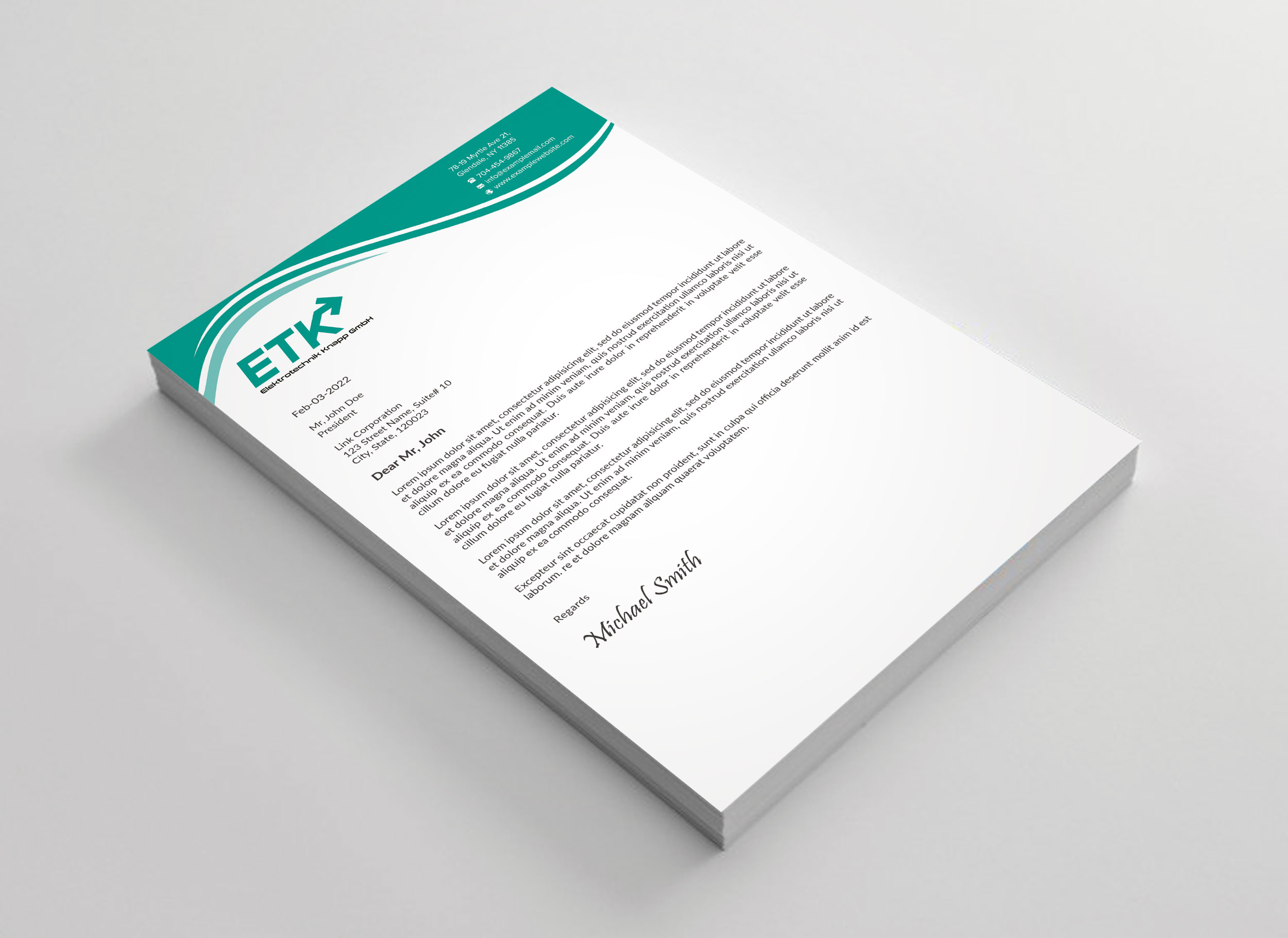 Letterhead Design by sadikul islam for this project | Design #30401012
