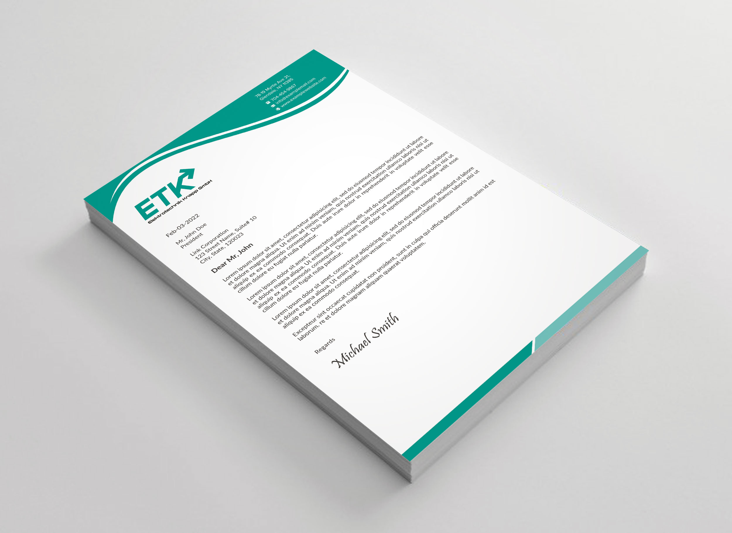 Letterhead Design by sadikul islam for this project | Design #30401018