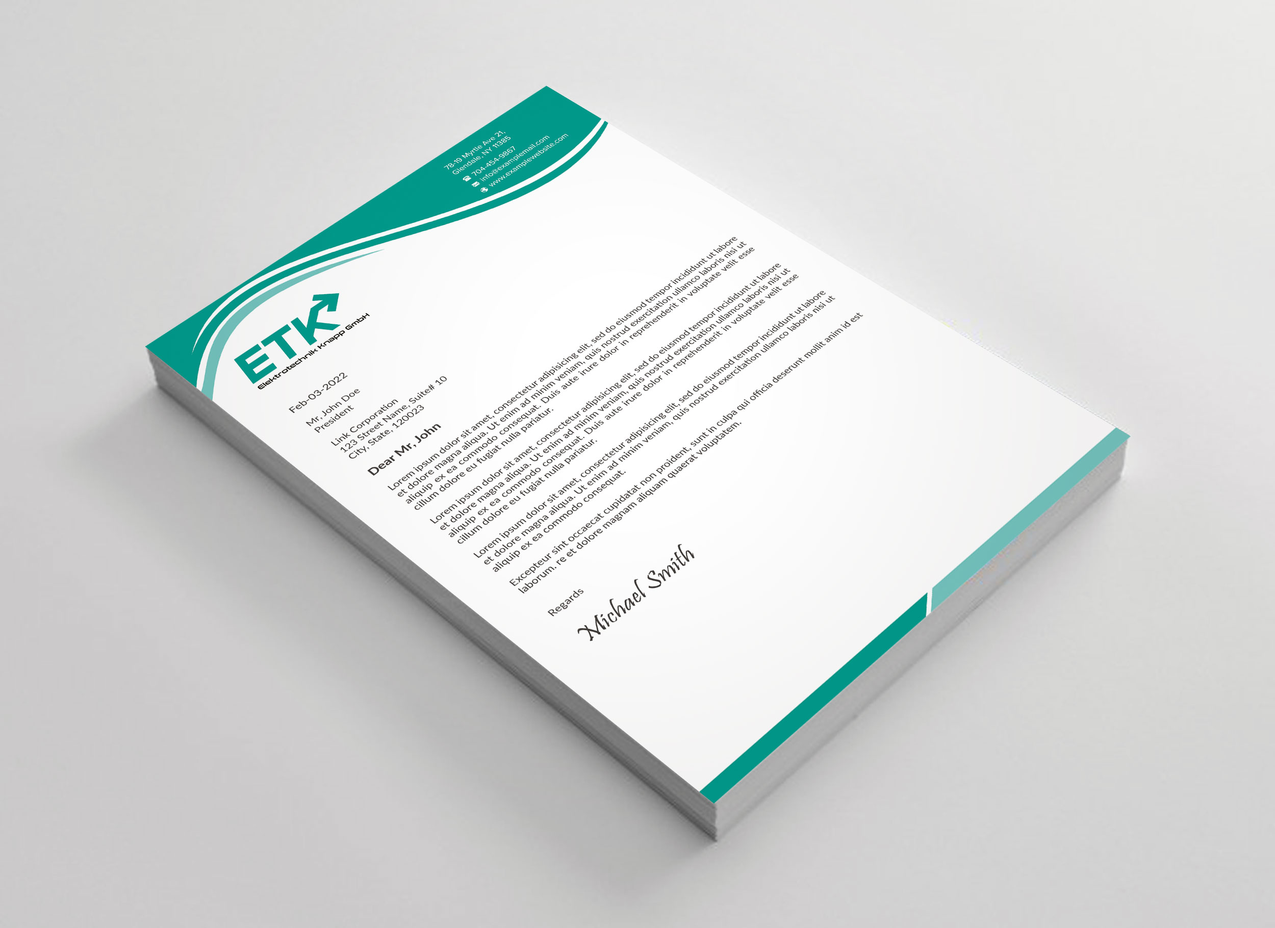 Letterhead Design by sadikul islam for this project | Design #30401019