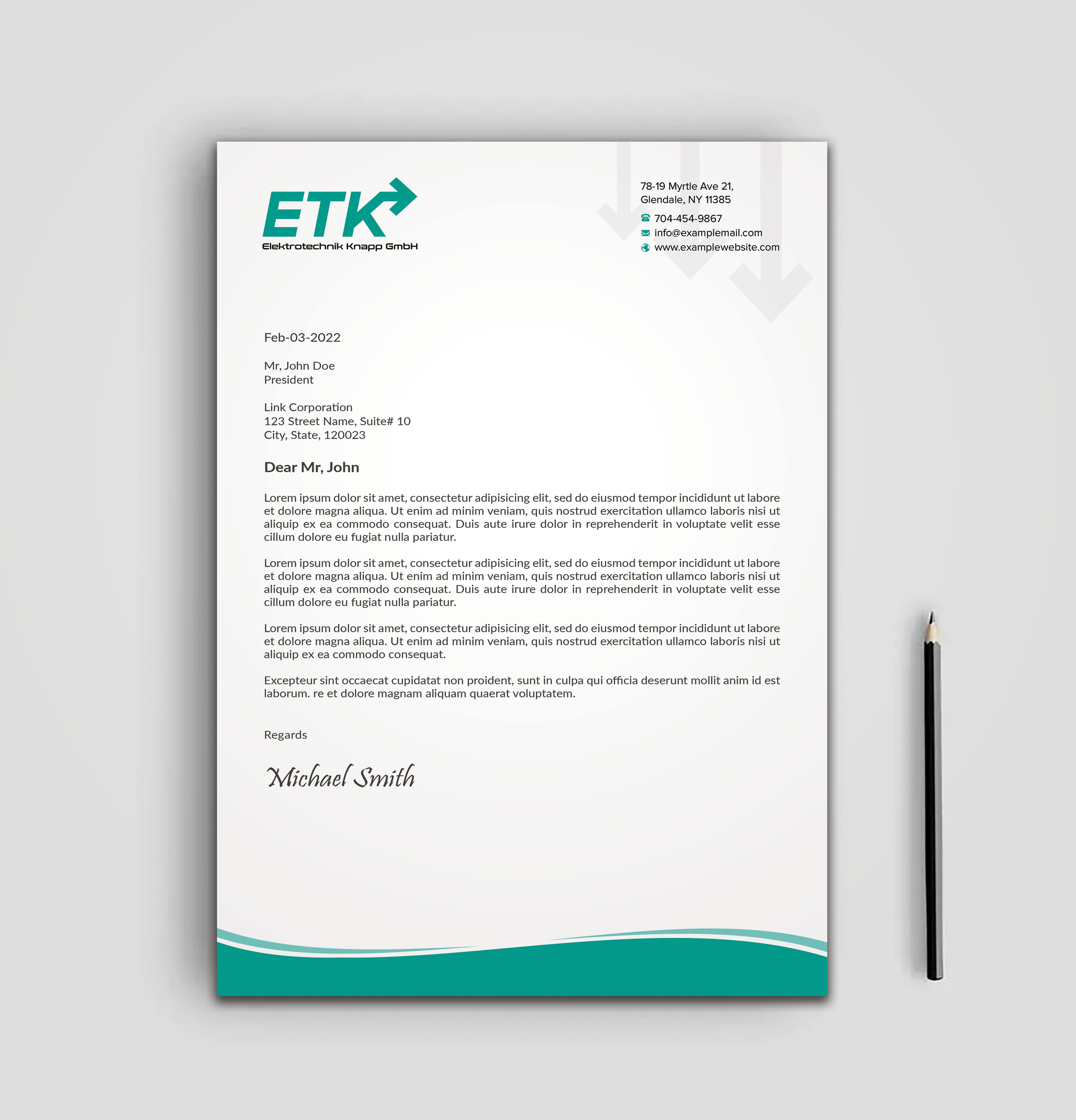Letterhead Design by sadikul islam for this project | Design #30402210