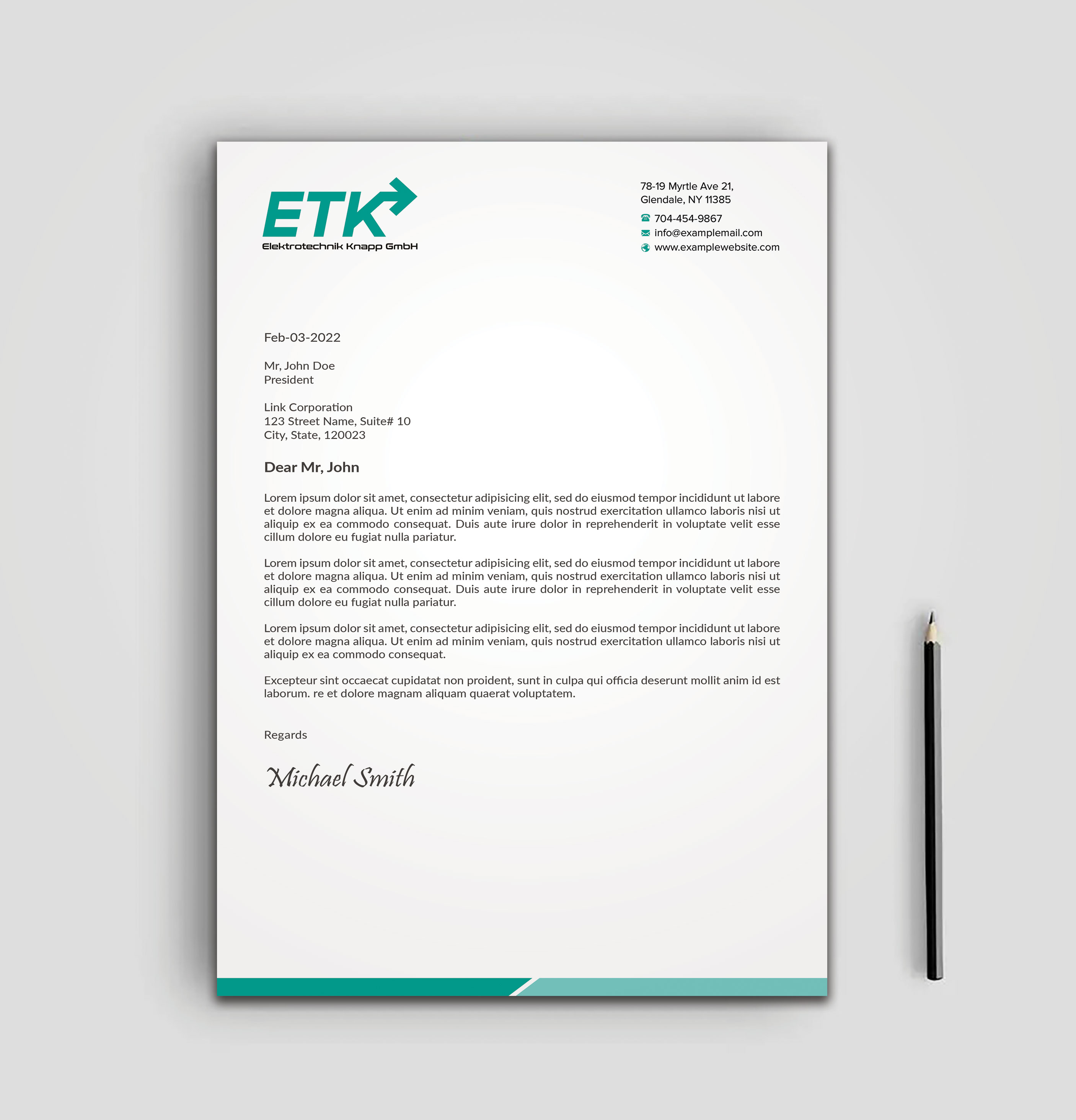 Letterhead Design by sadikul islam for this project | Design #30402211