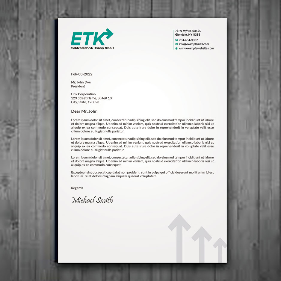 Letterhead Design by sadikul islam for this project | Design #30402215