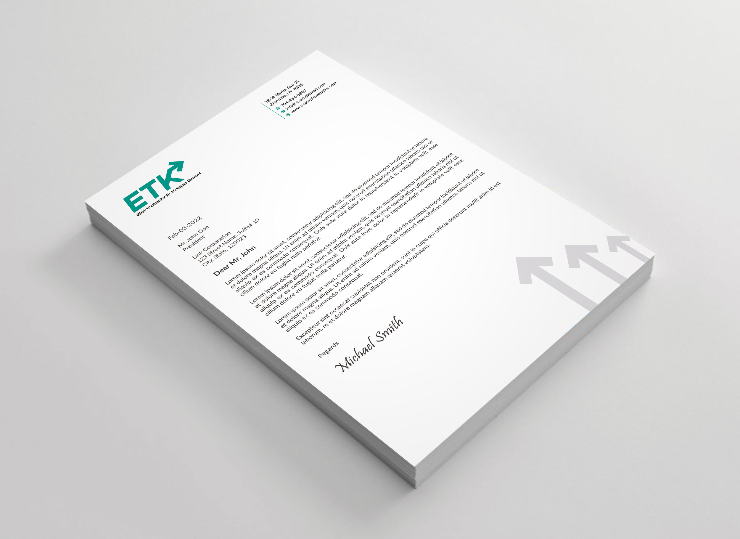 Letterhead Design by sadikul islam for this project | Design #30402216
