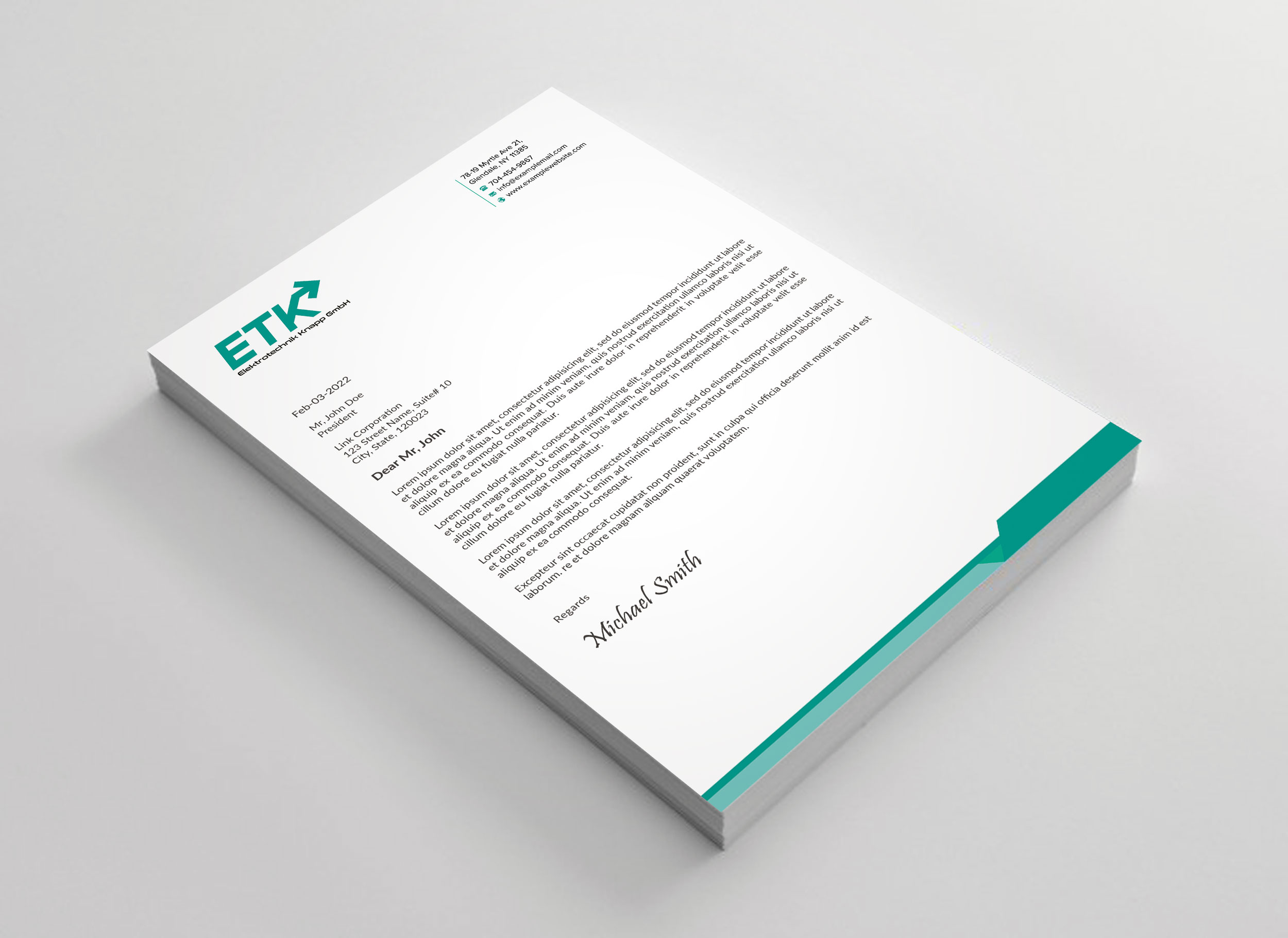 Letterhead Design by sadikul islam for this project | Design #30403650