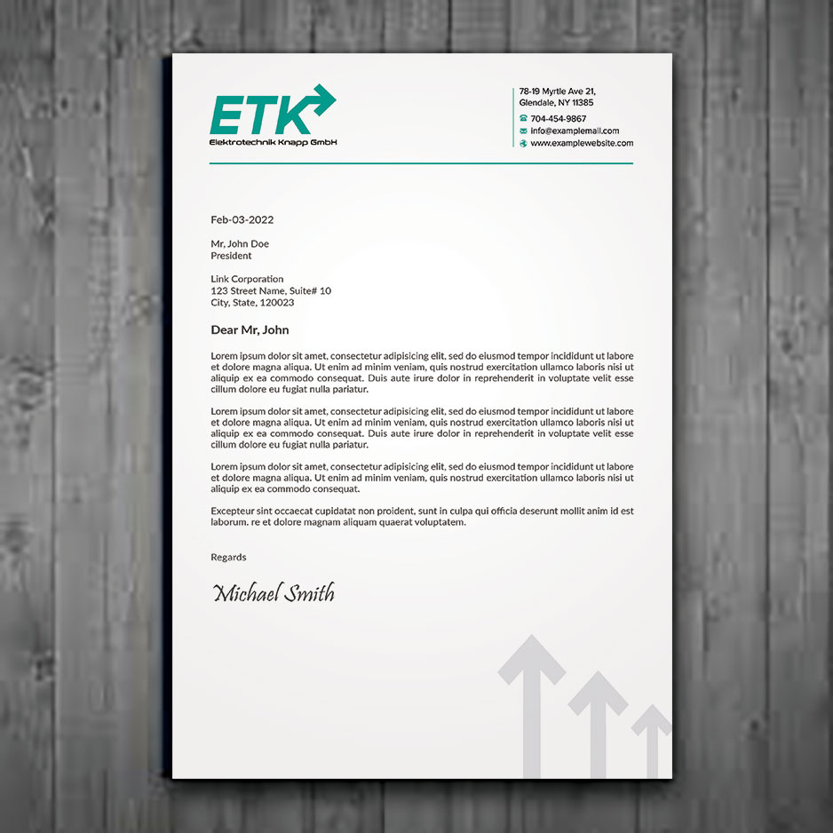 Letterhead Design by sadikul islam for this project | Design #30403651