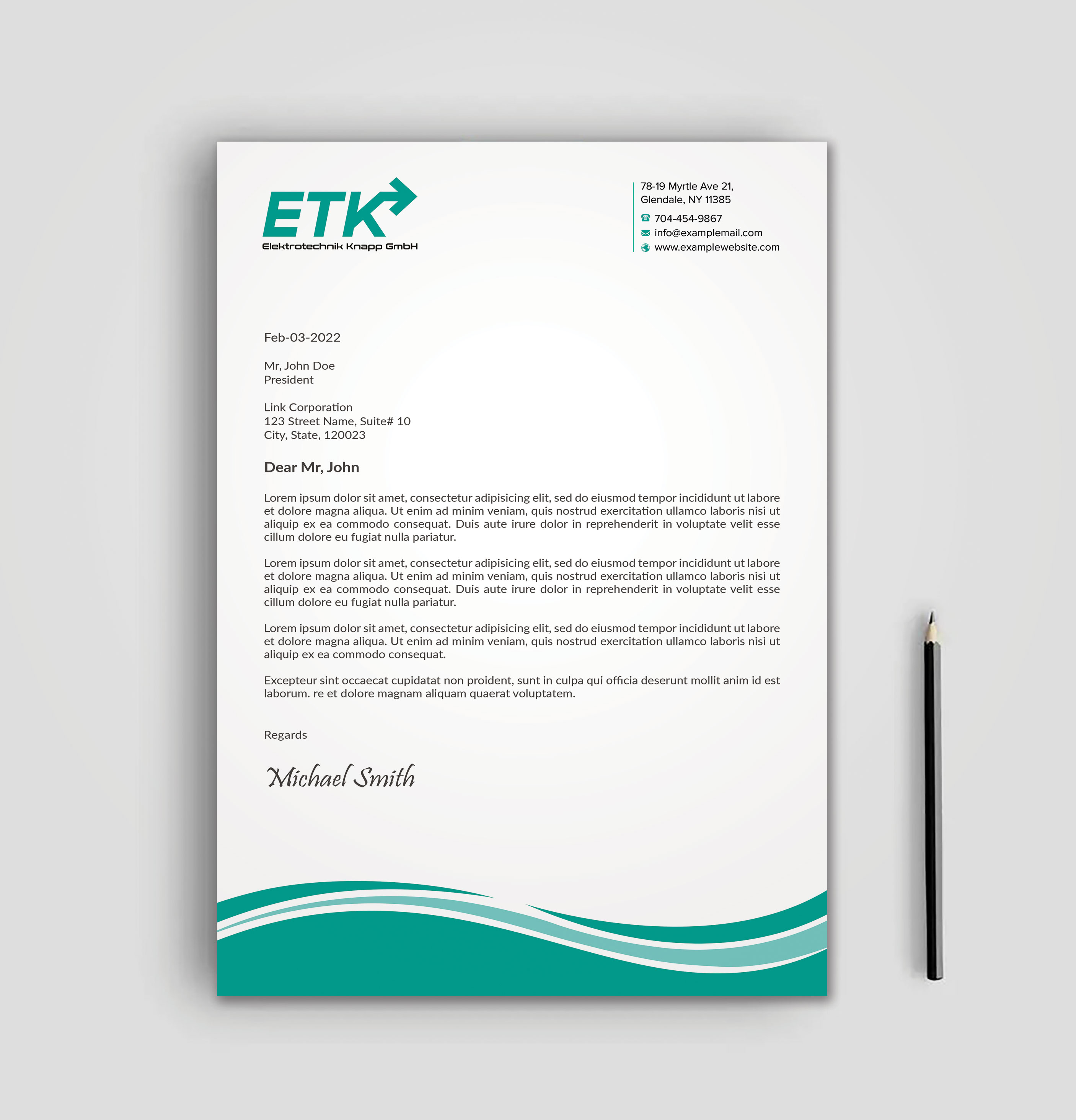 Letterhead Design by sadikul islam for this project | Design #30403653