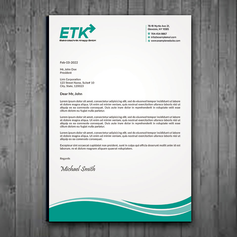 Letterhead Design by sadikul islam for this project | Design #30403656