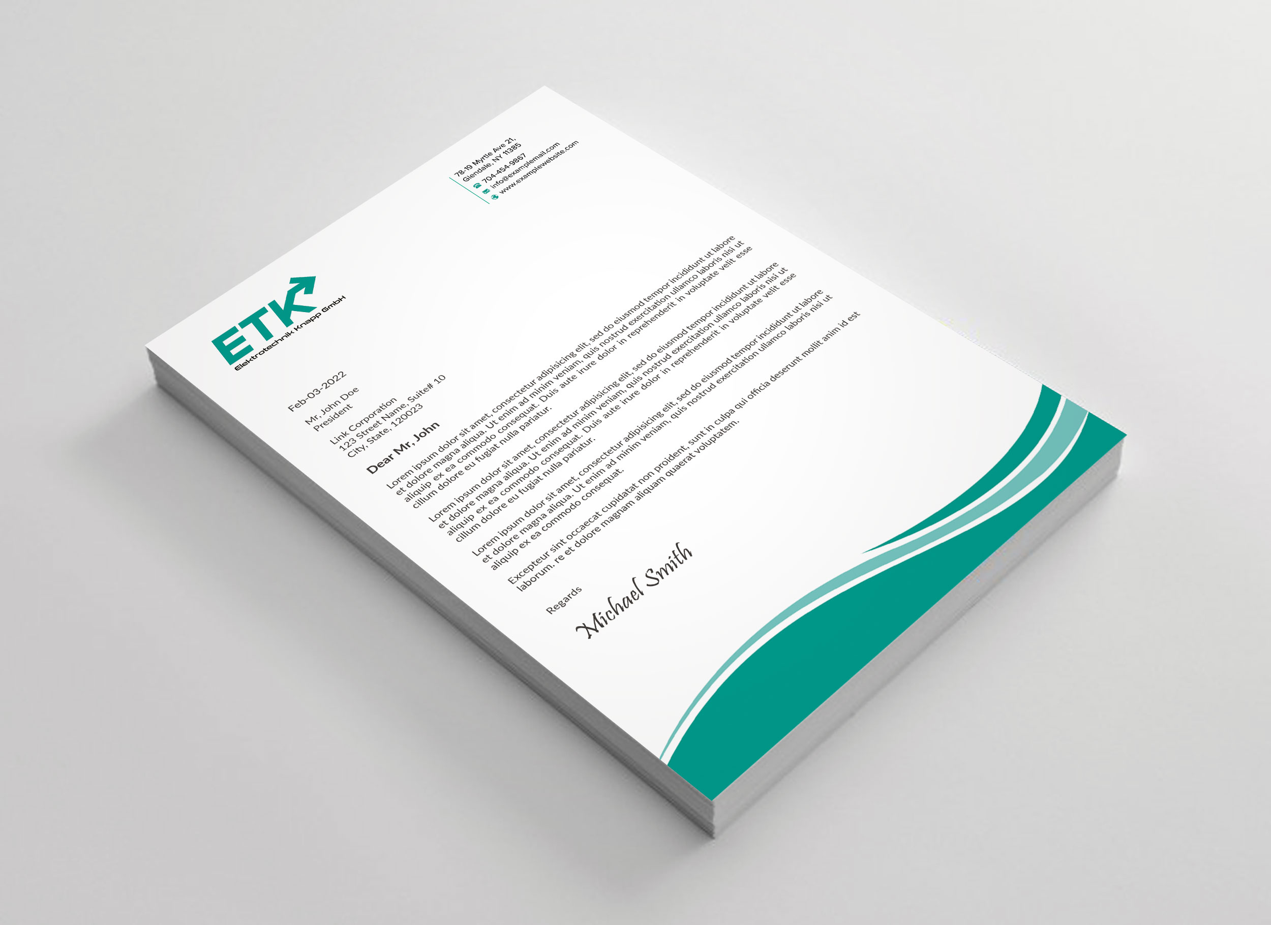 Letterhead Design by sadikul islam for this project | Design #30403658