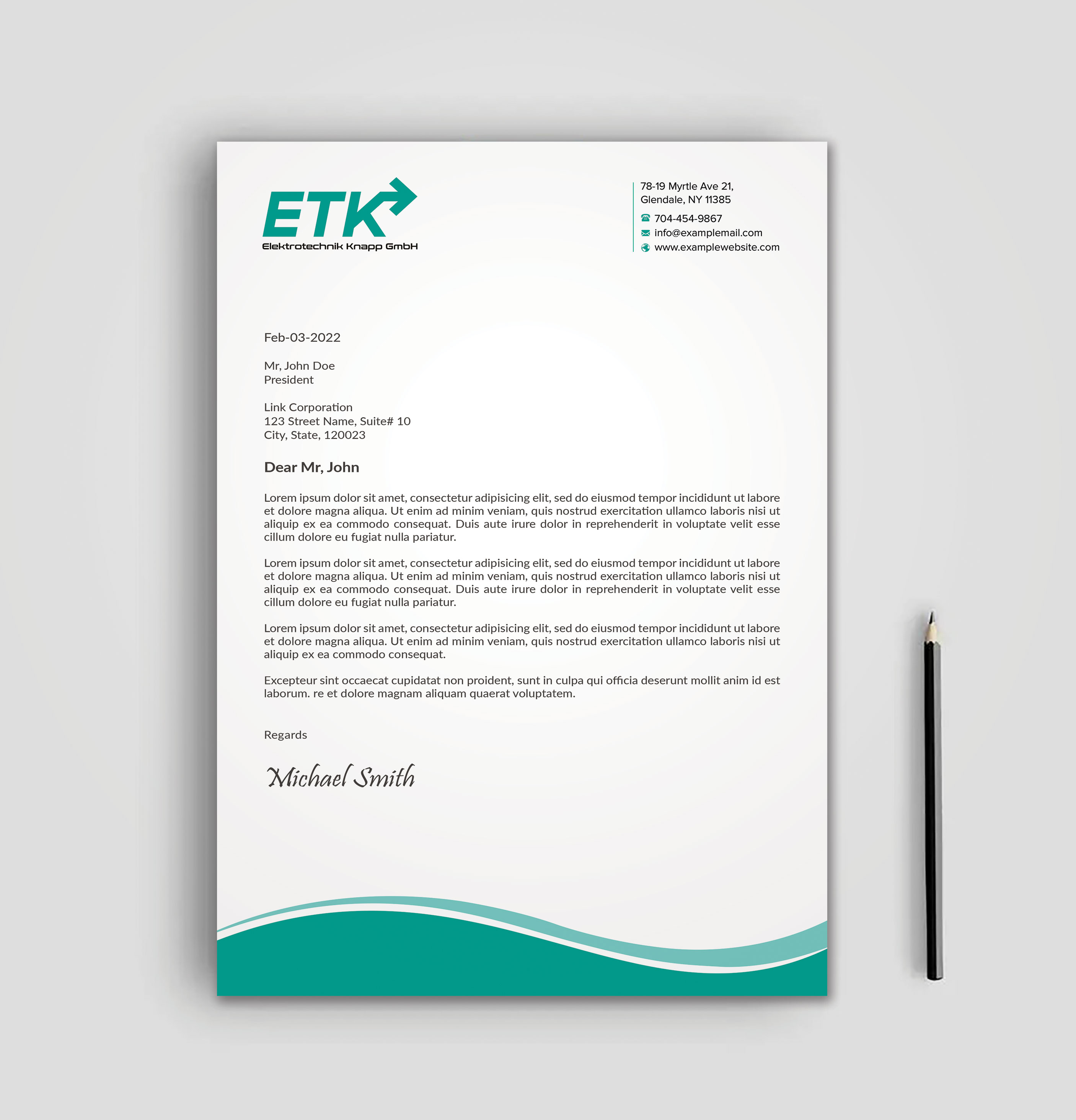 Letterhead Design by sadikul islam for this project | Design #30403666