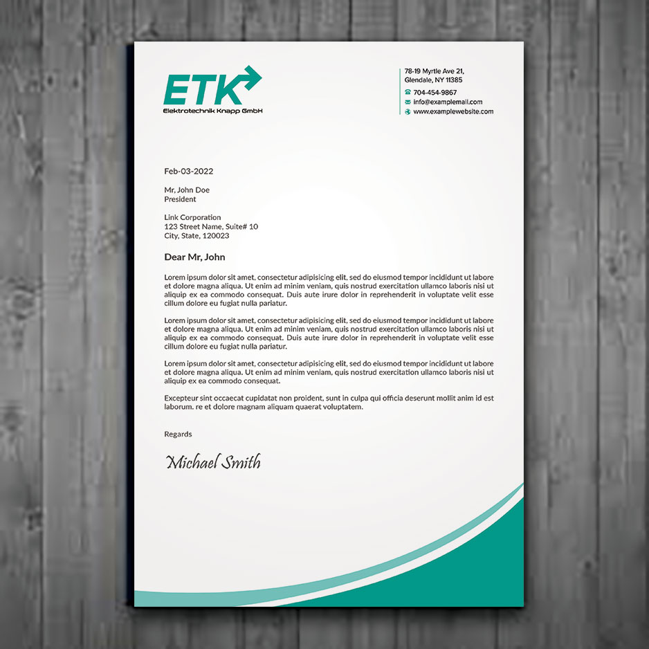 Letterhead Design by sadikul islam for this project | Design #30404397