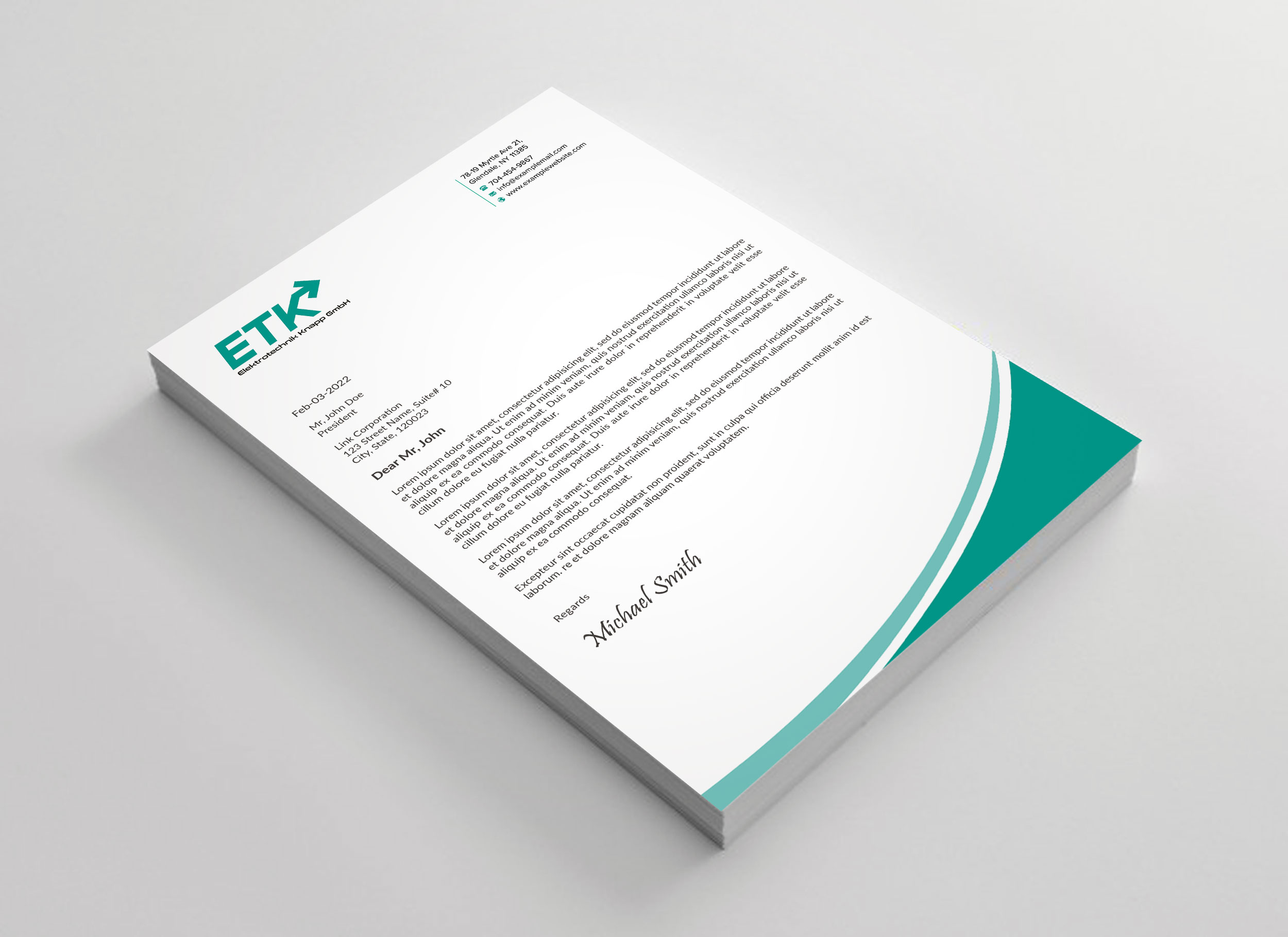 Letterhead Design by sadikul islam for this project | Design #30404398