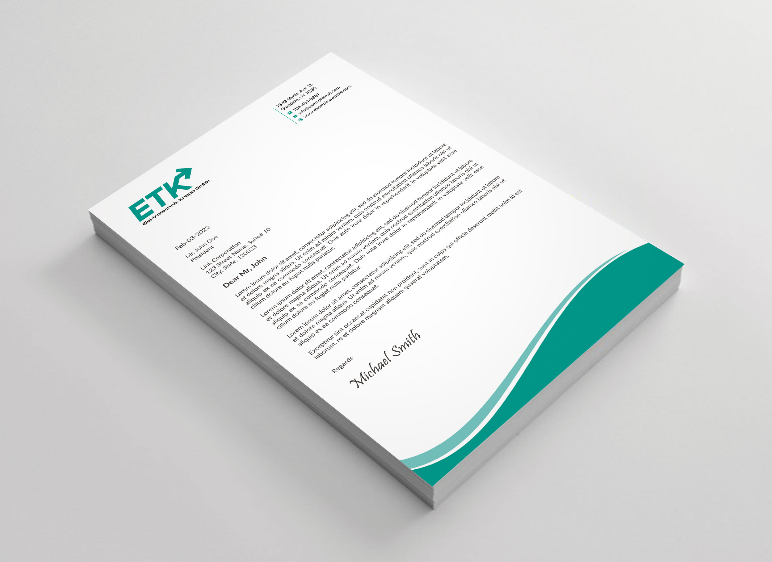 Letterhead Design by sadikul islam for this project | Design #30404407