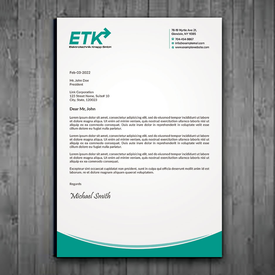 Letterhead Design by sadikul islam for this project | Design #30404488