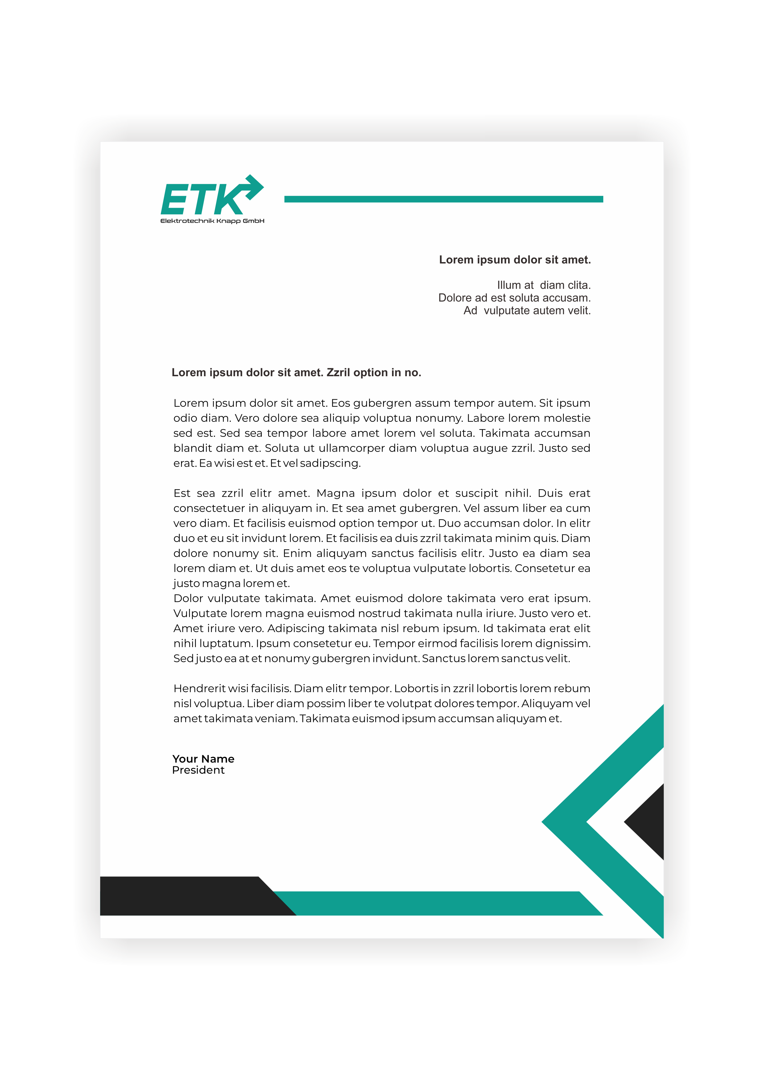 Letterhead Design by Design by Nilahm for this project | Design #30388161