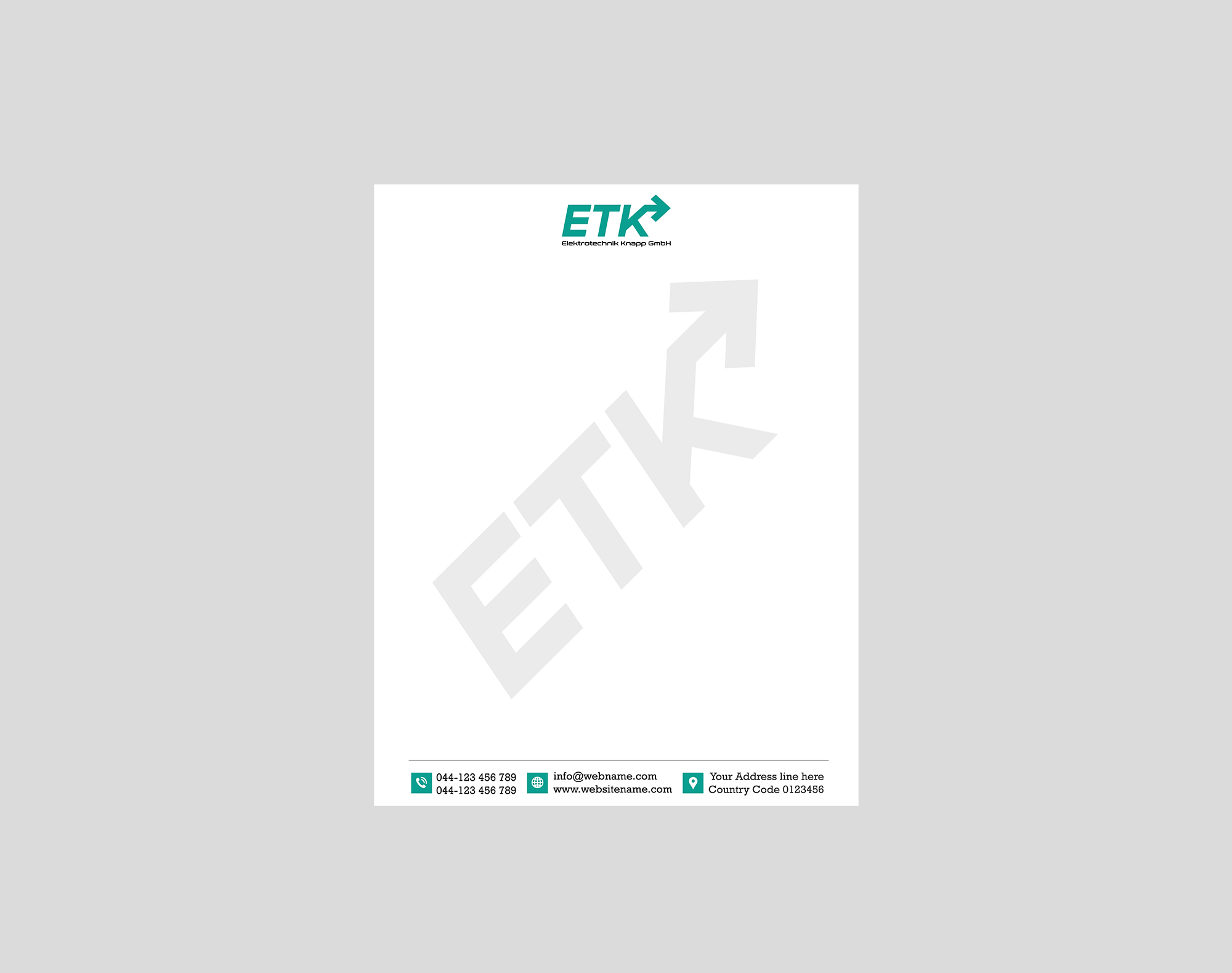 Letterhead Design by Creations Box 2015 for this project | Design #30390531