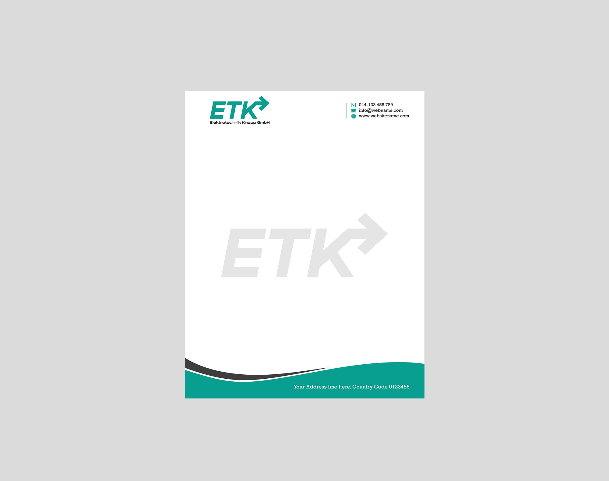 Letterhead Design by Creations Box 2015 for this project | Design #30390532