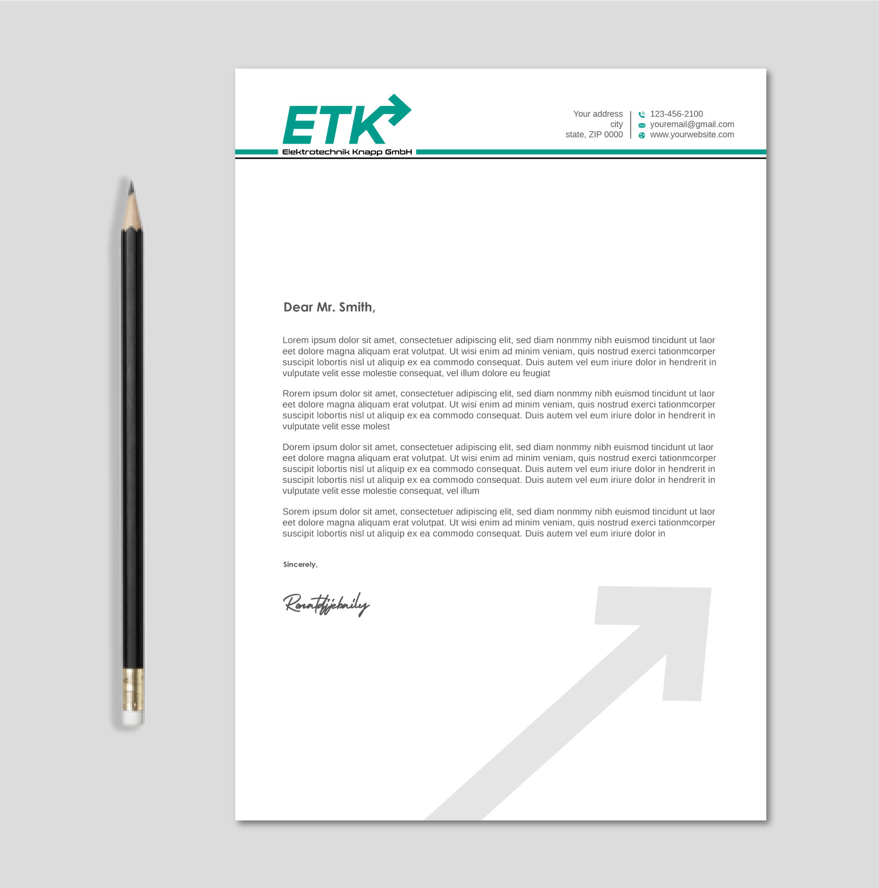 Letterhead Design by LAXMI DESIGNHUB for this project | Design #30416728
