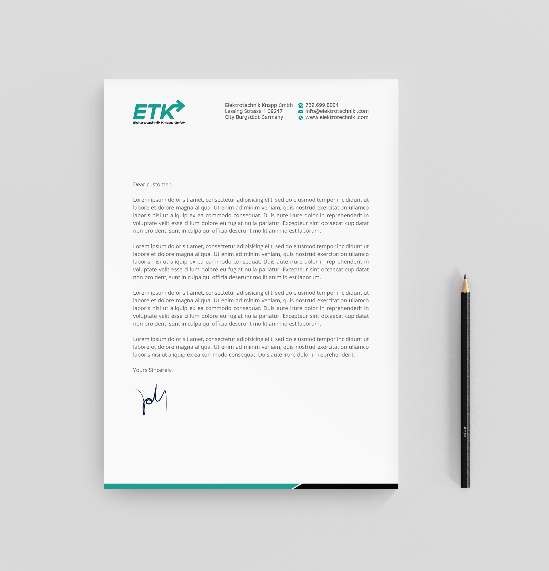 Letterhead Design by R.design for this project | Design #30389153