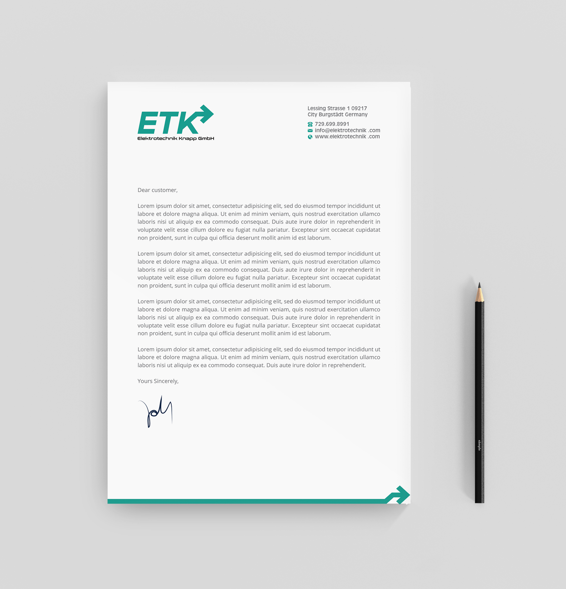 Letterhead Design by R.design for this project | Design #30389202