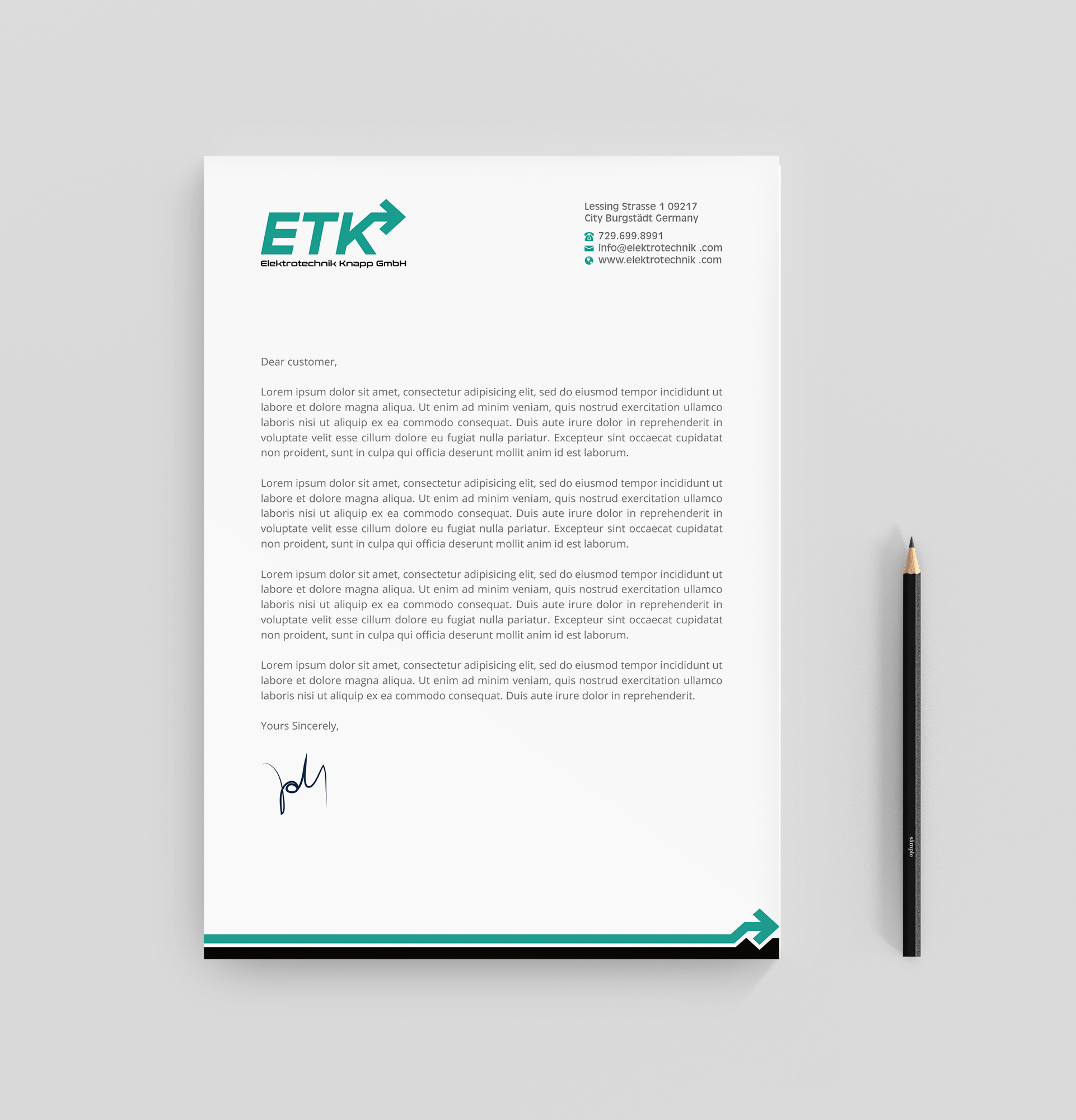 Letterhead Design by R.design for this project | Design #30389228