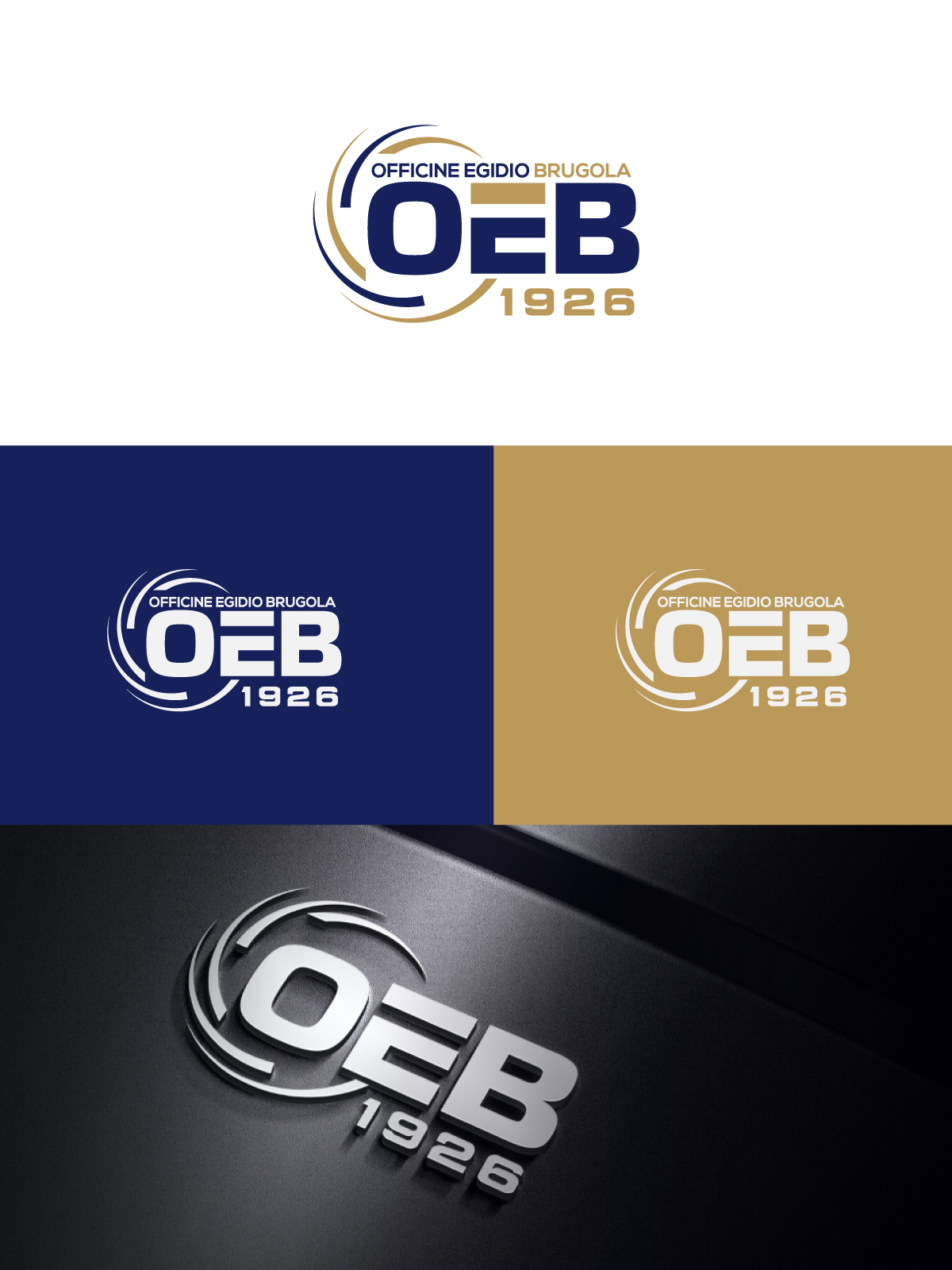 Logo Design by Farhad Kreative for Brugola OEB Industriale | Design #30401827