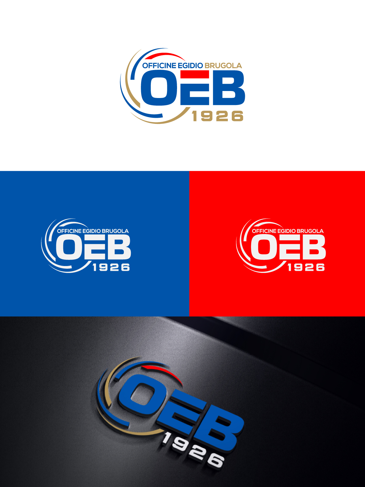 Logo Design by Farhad Kreative for Brugola OEB Industriale | Design #30406839