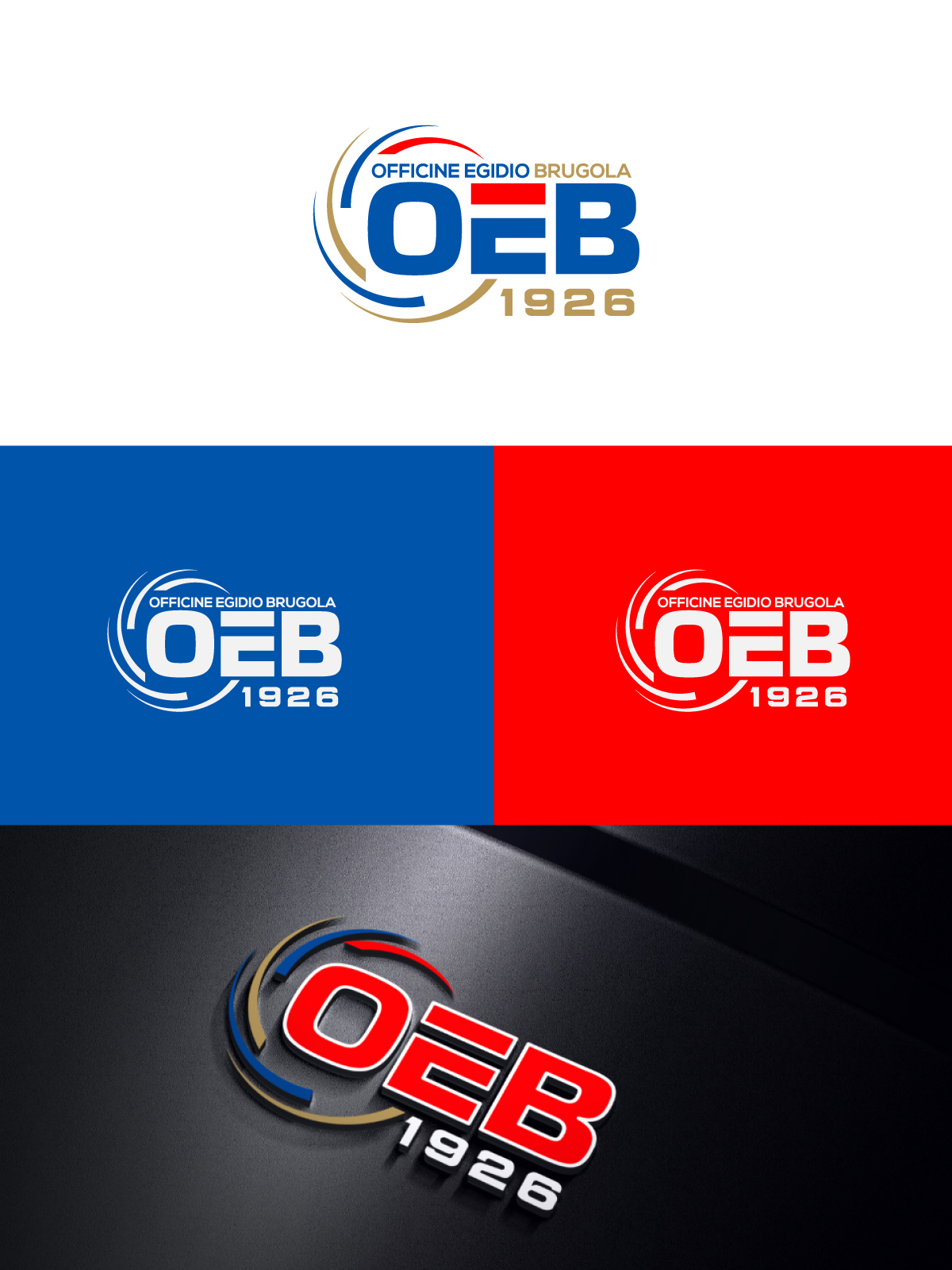Logo Design by Farhad Kreative for Brugola OEB Industriale | Design #30408924