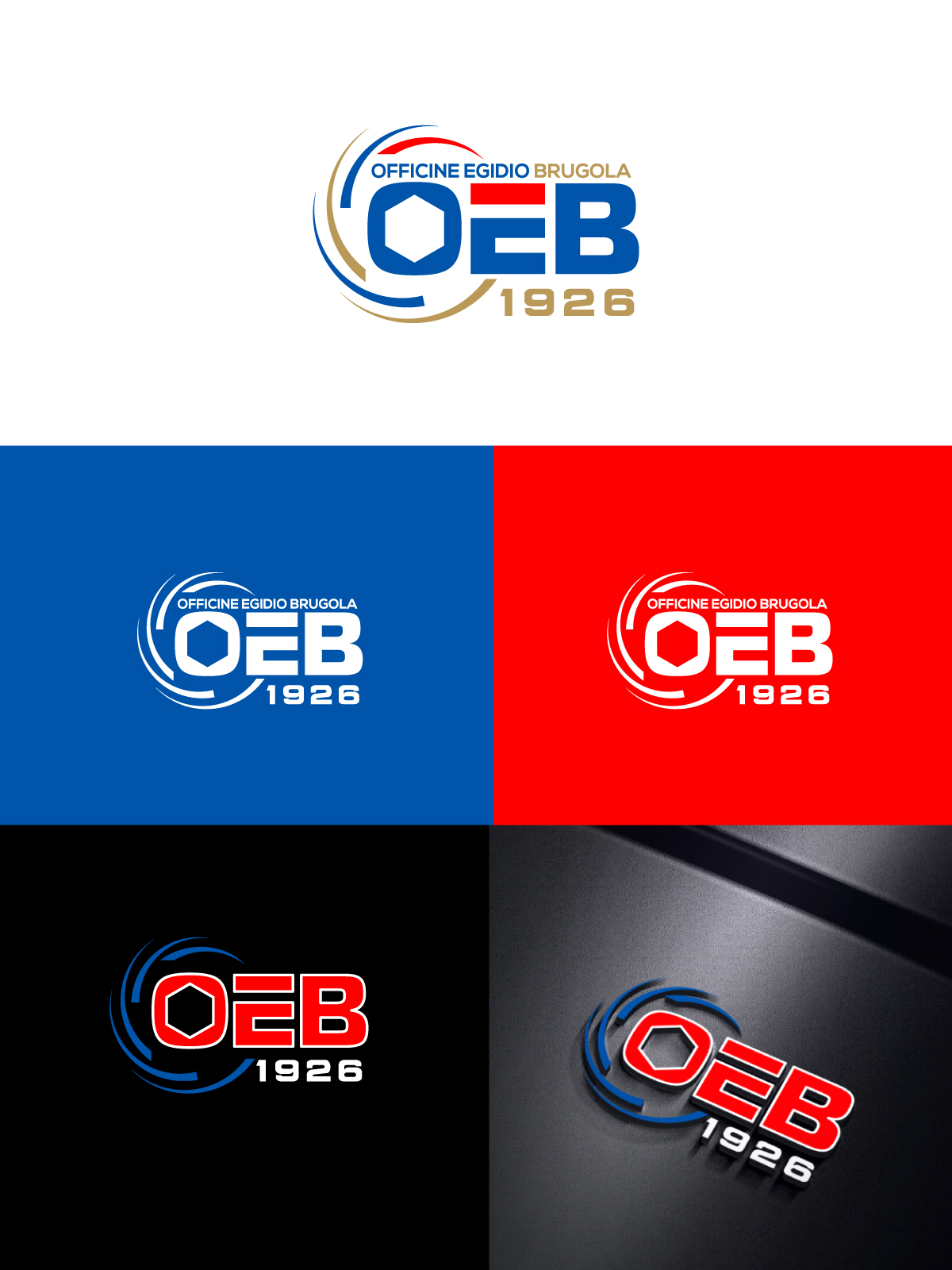 Logo Design by Farhad Kreative for Brugola OEB Industriale | Design #30411164