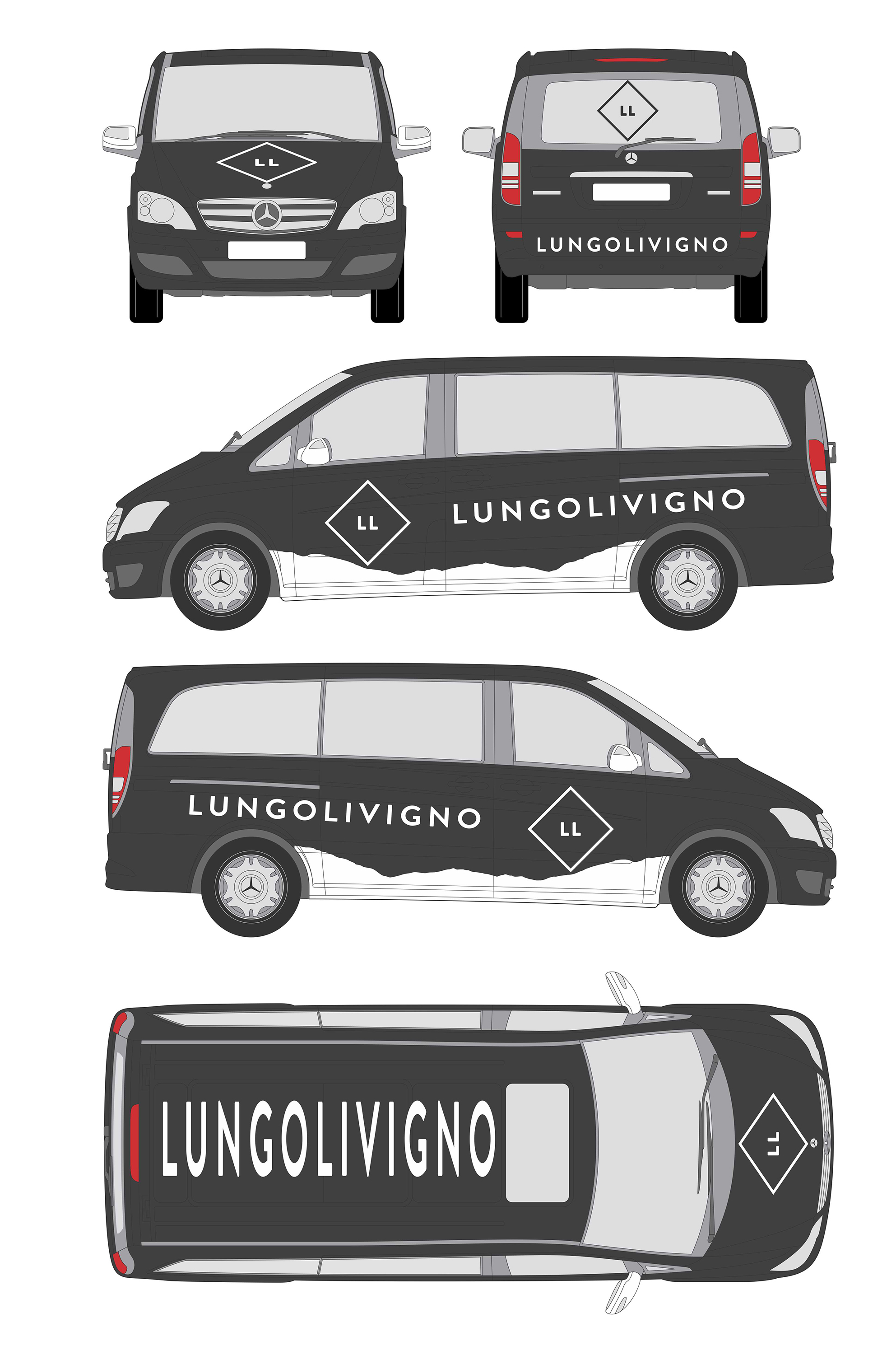 Car Wrap Design by lovekeshk1 2 for Lungolivigno Fashion | Design #30418152