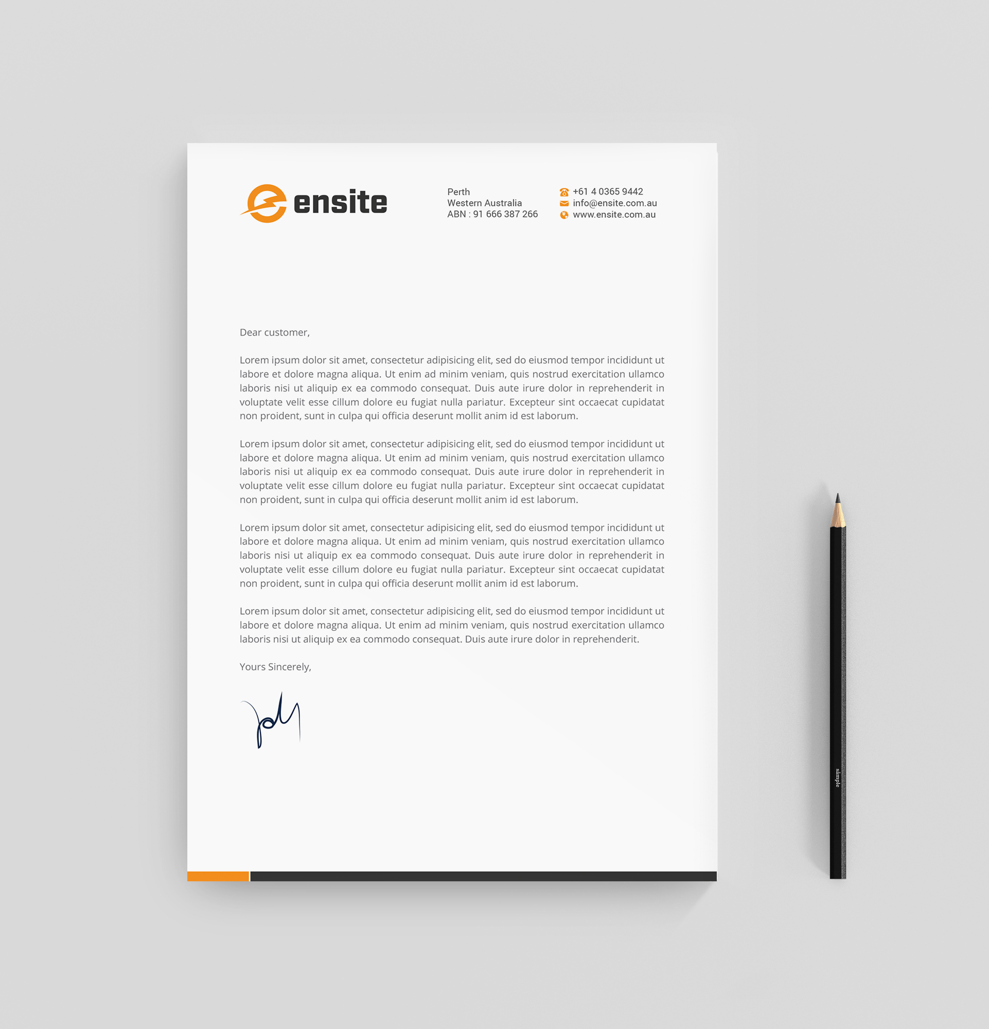 Stationery Design by R.design for this project | Design #30449418