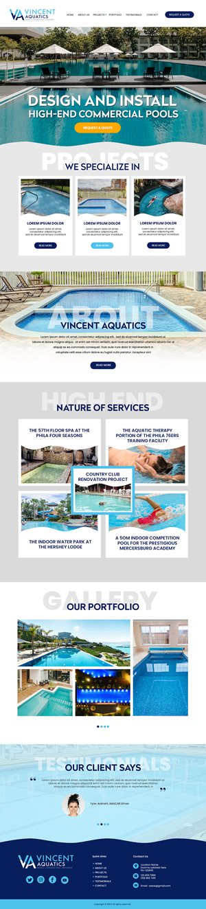 Web Design by Creations Box 2015 for this project | Design #30402399