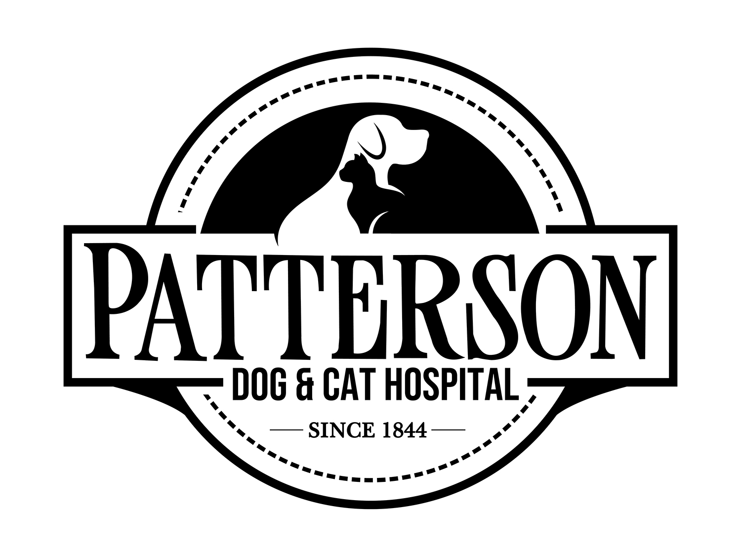Diseño de Logo por Vishak vasu para Patterson Dog & Cat Hospital | Diseño #30537440