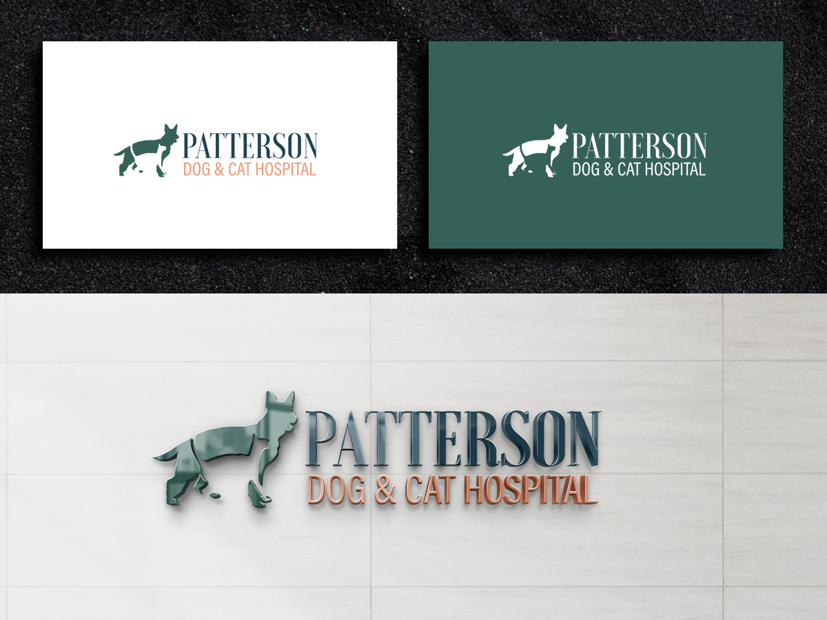 Diseño de Logo por ArtSamurai para Patterson Dog & Cat Hospital | Diseño #30400625
