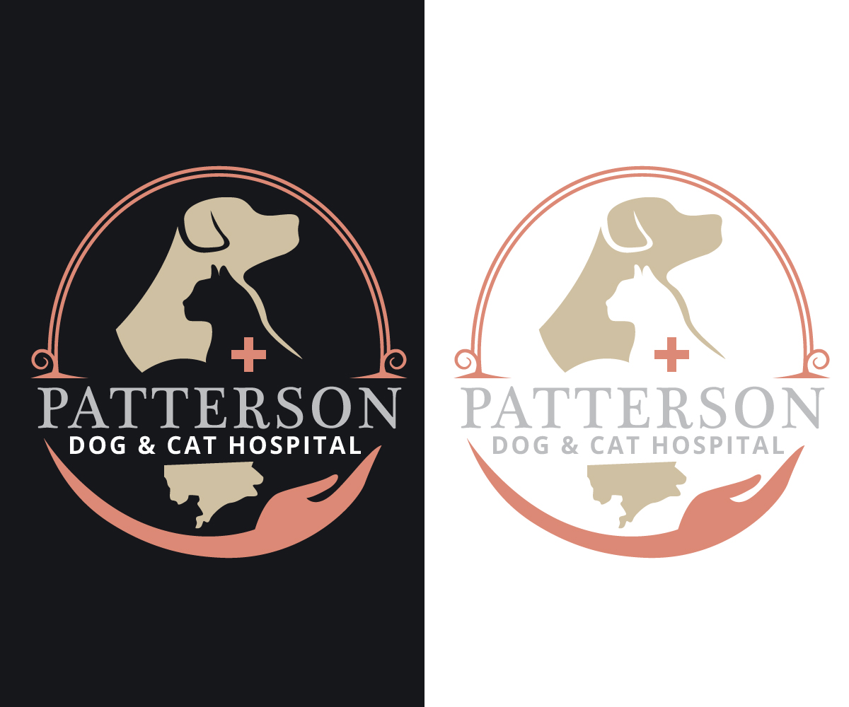 Logo Design by edwinnegz1 for Patterson Dog & Cat Hospital | Design #30394079