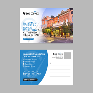 Postcard Design by Sun Moon Graphic Designer for this project | Design: #30397895