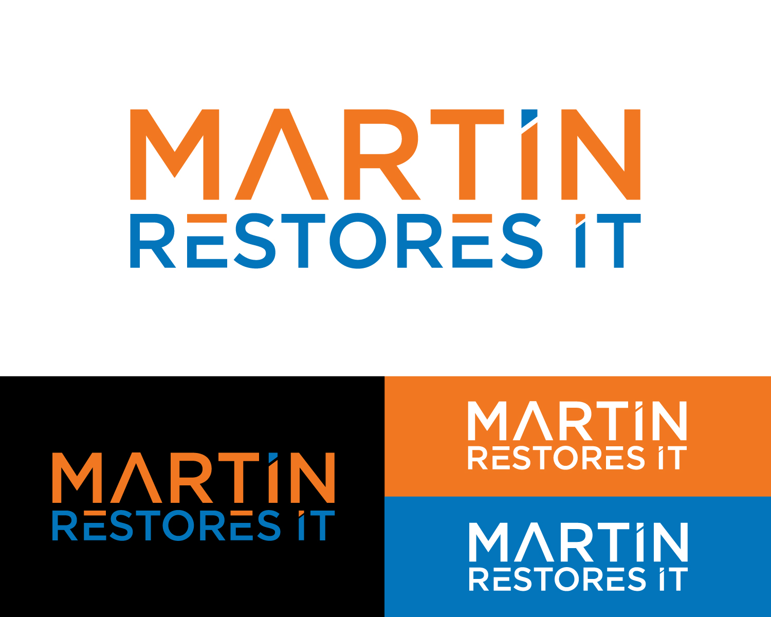 Logo Design by Box Graphic for Martin Restores It | Design #30393926