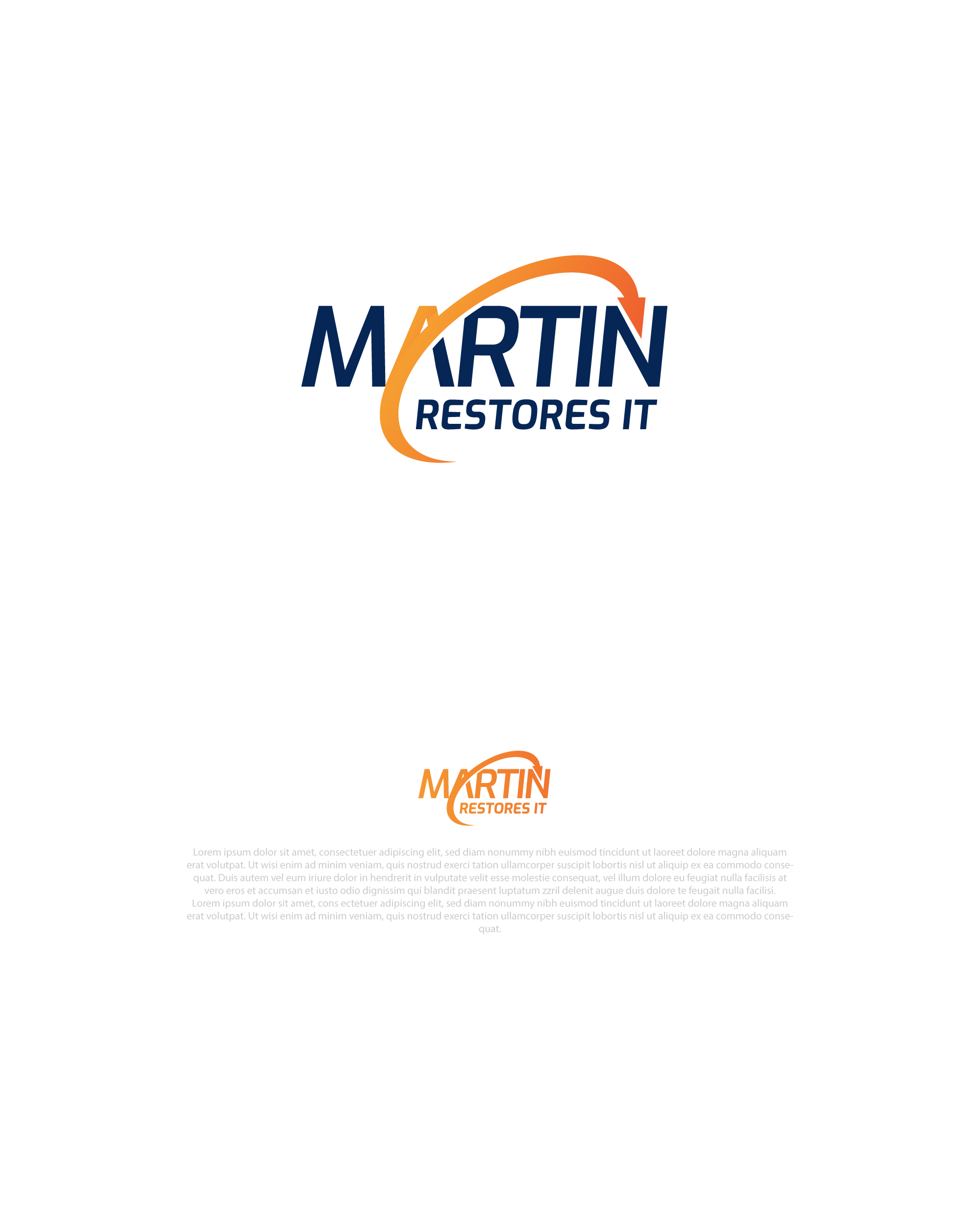Logo Design by Prashant Besra for Martin Restores It | Design #30398684
