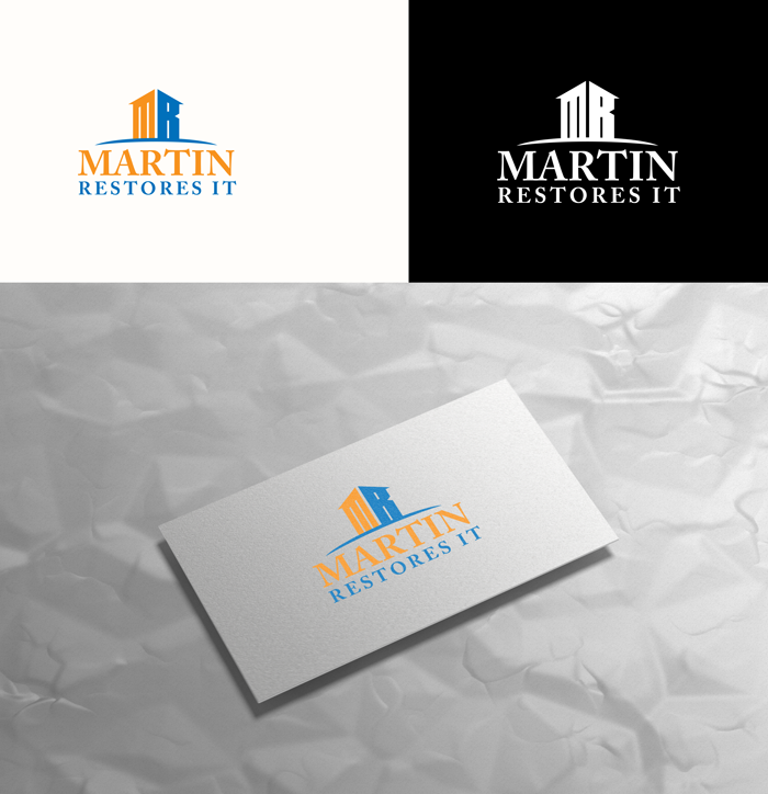 Logo Design by RA-bica for Martin Restores It | Design #30397064