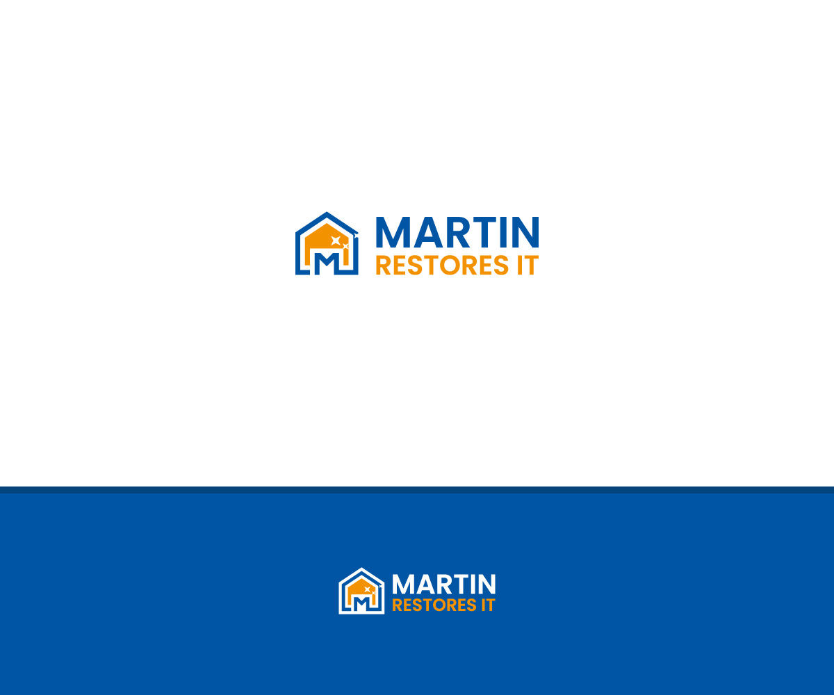 Logo Design by Greedin for Martin Restores It | Design #30396506