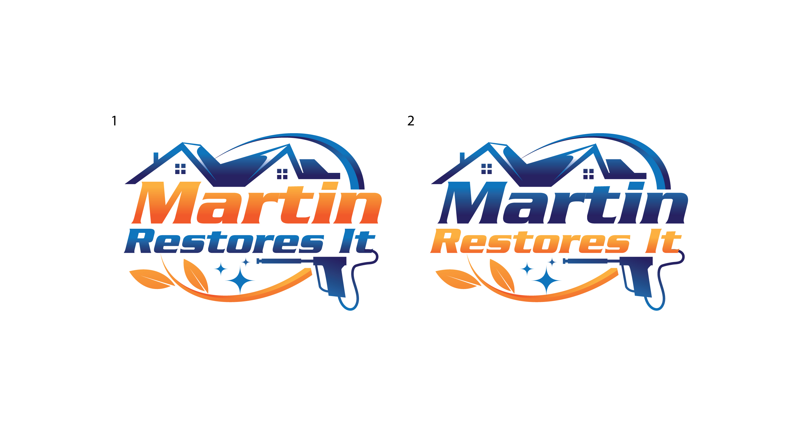 Logo Design by geni for Martin Restores It | Design #30398222