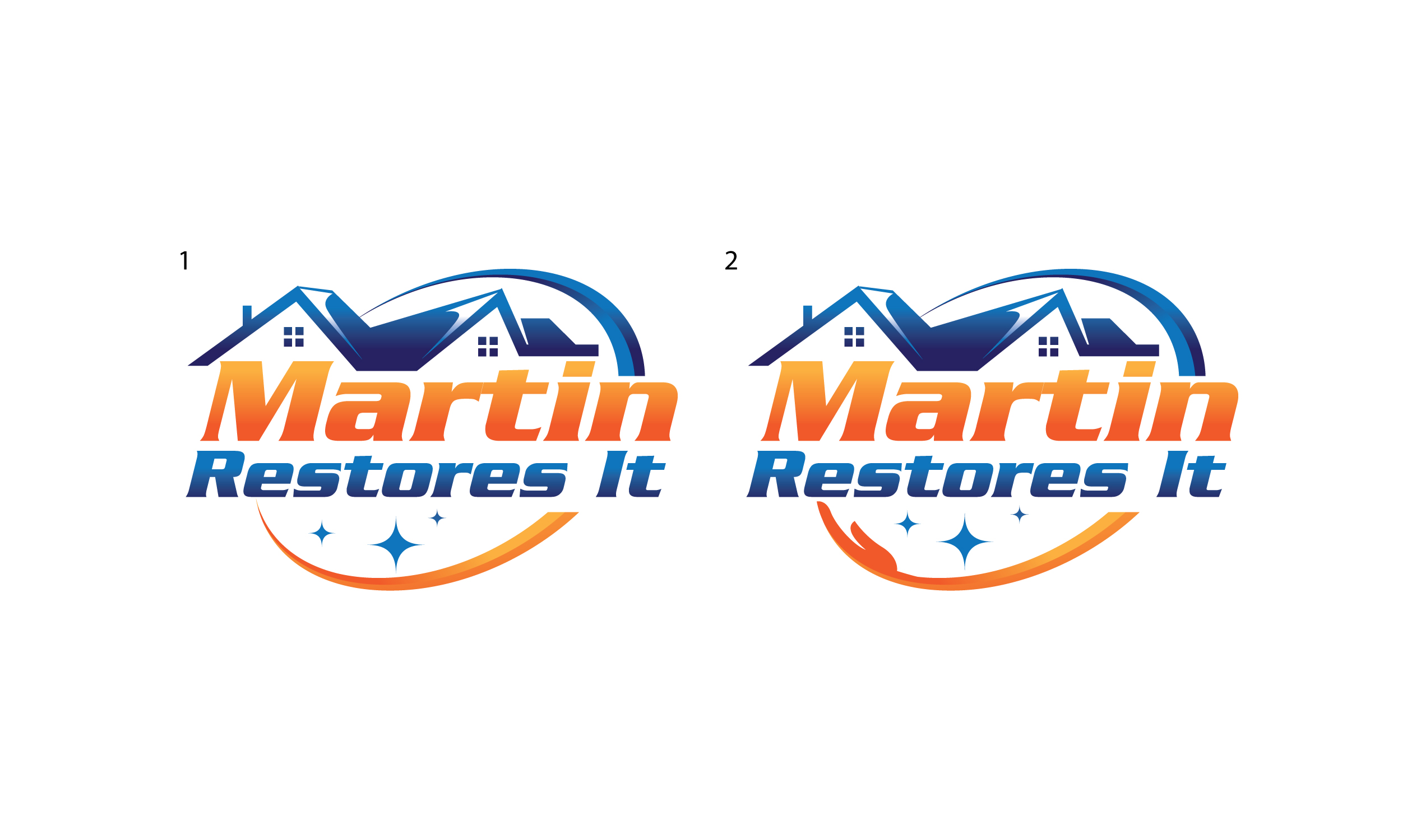 Logo Design by geni for Martin Restores It | Design #30407807