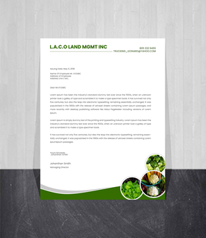 Letterhead Design by Creations Box 2015