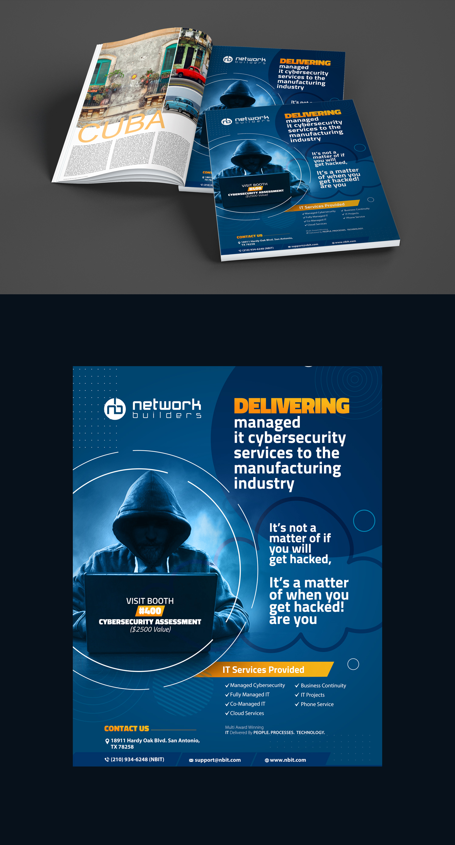 Magazin-Design von Hitbar für Network Builders IT | Design #30395386