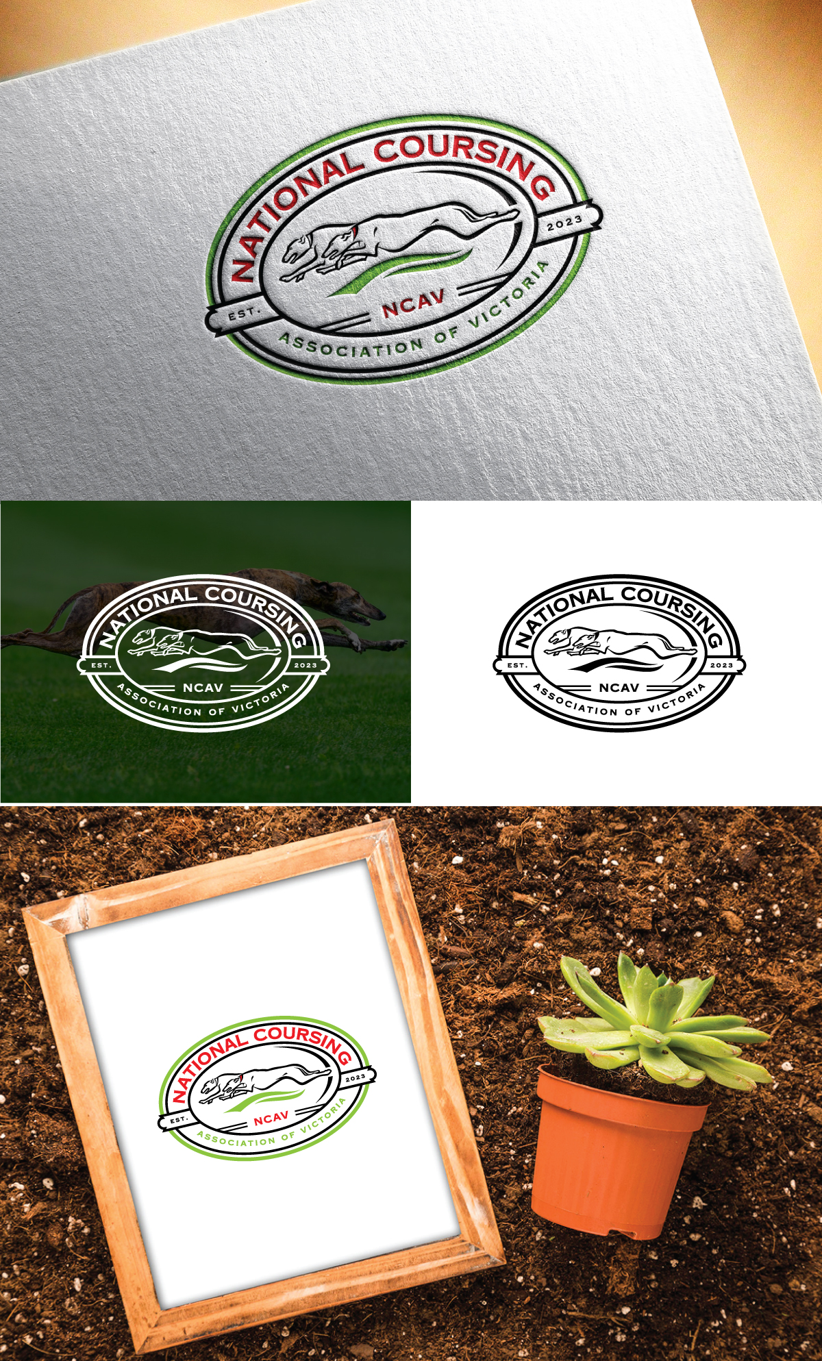 Logo-Design von Logo Stock für National Coursing Association of Victoria | Design #30395310
