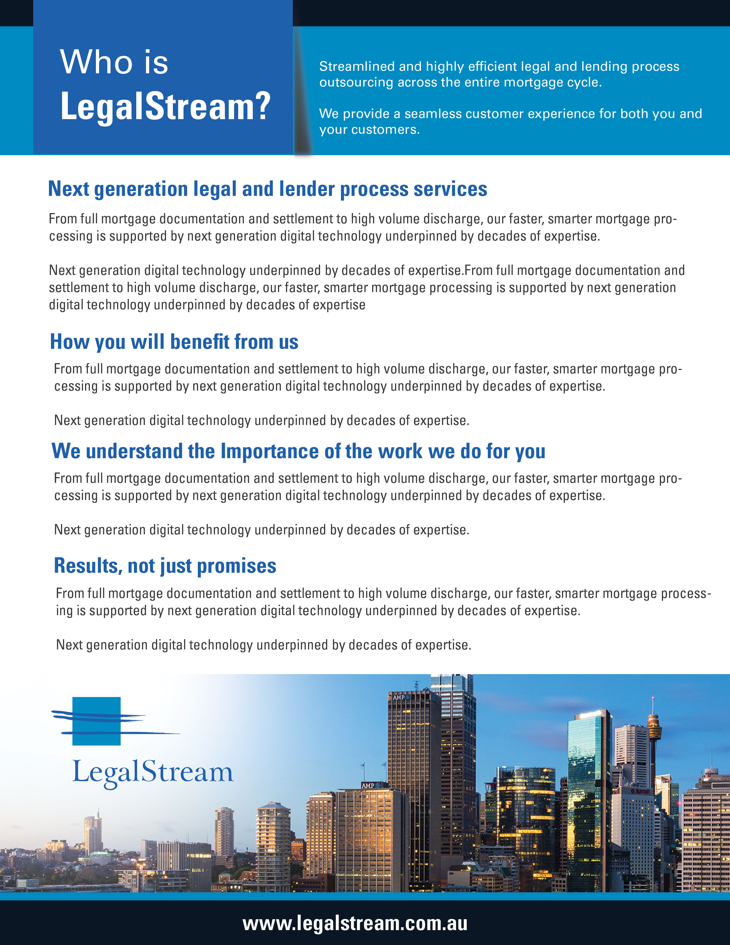 Design de Flyer par uk pour LegalStream Australia Pty Ltd | Design #30398546